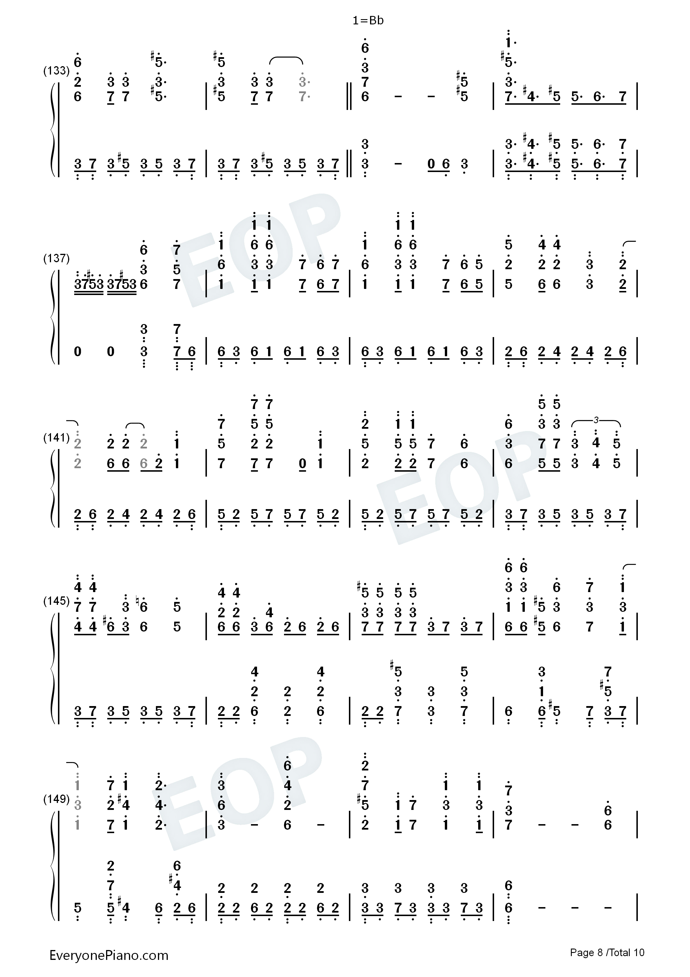 硝子の花園钢琴简谱_南条爱乃_楠田亚衣奈演唱