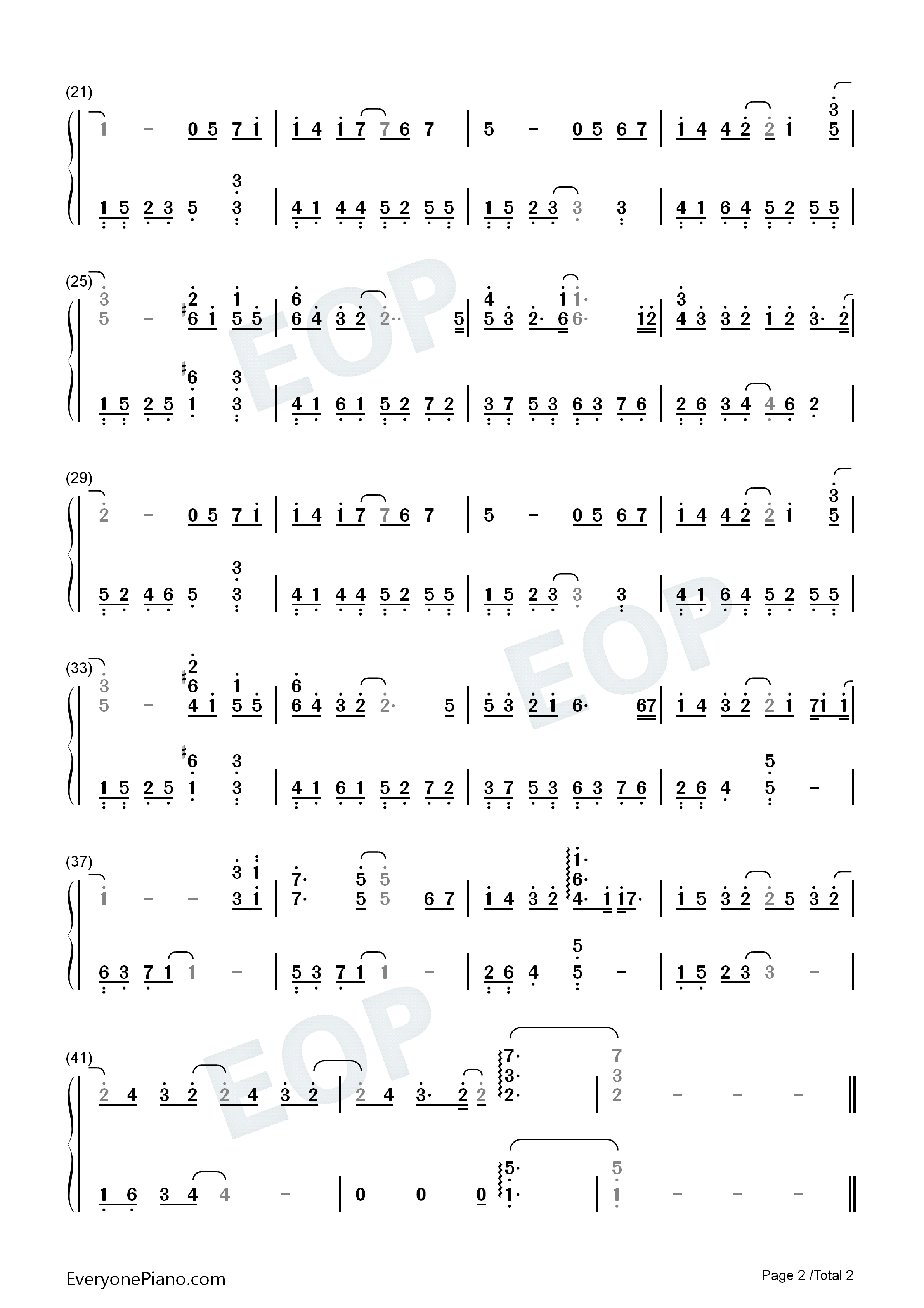 等风雨经过钢琴简谱_张学友演唱