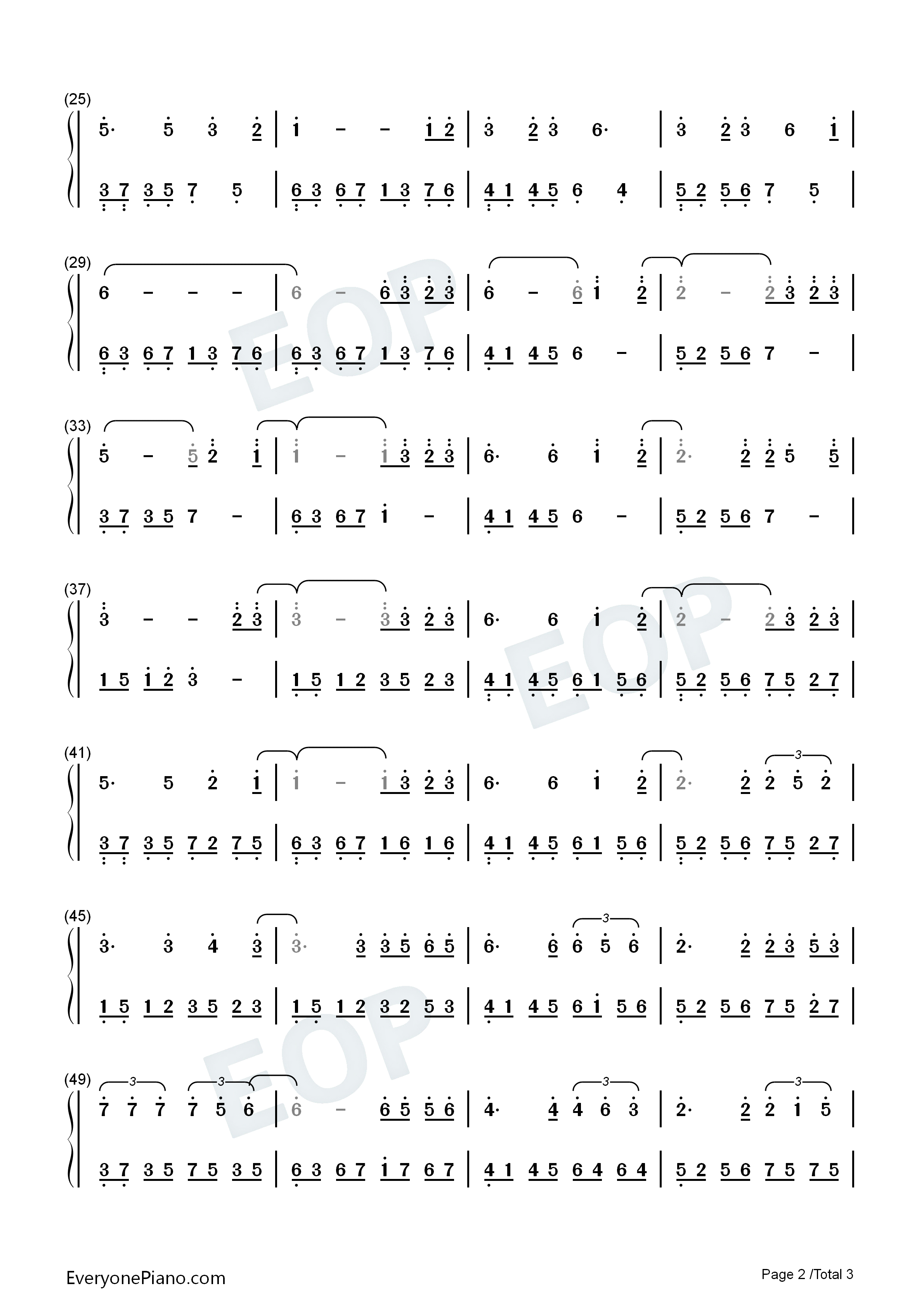 秋的思念钢琴简谱_赵海洋演唱