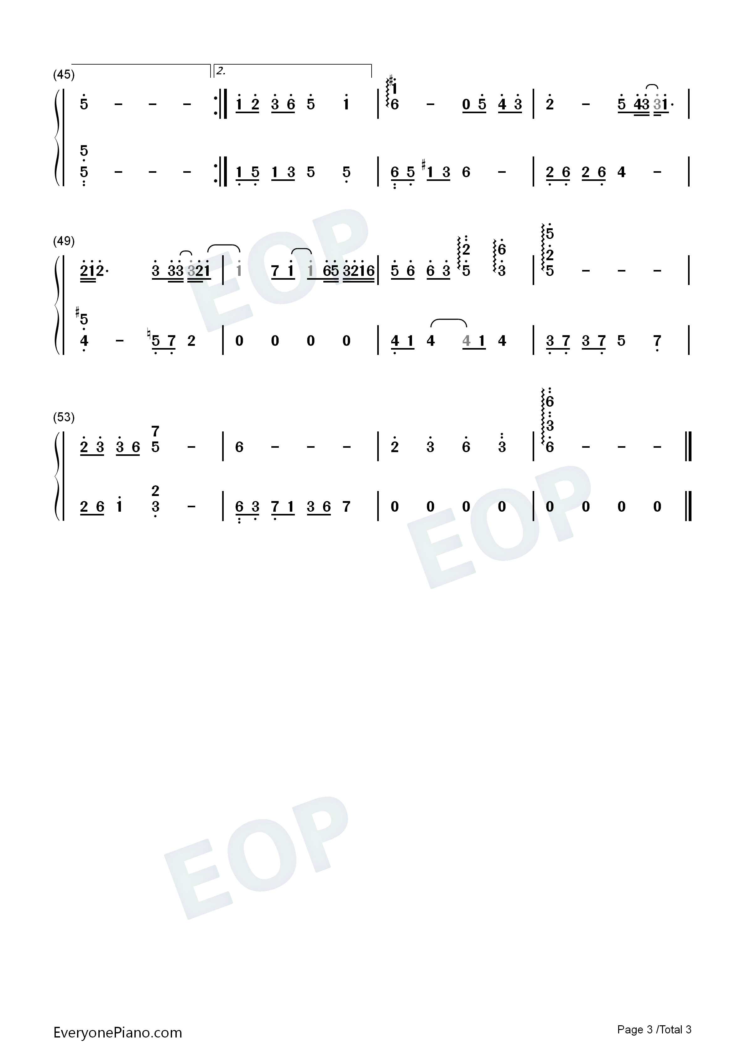 伤隐钢琴简谱_董又霖演唱