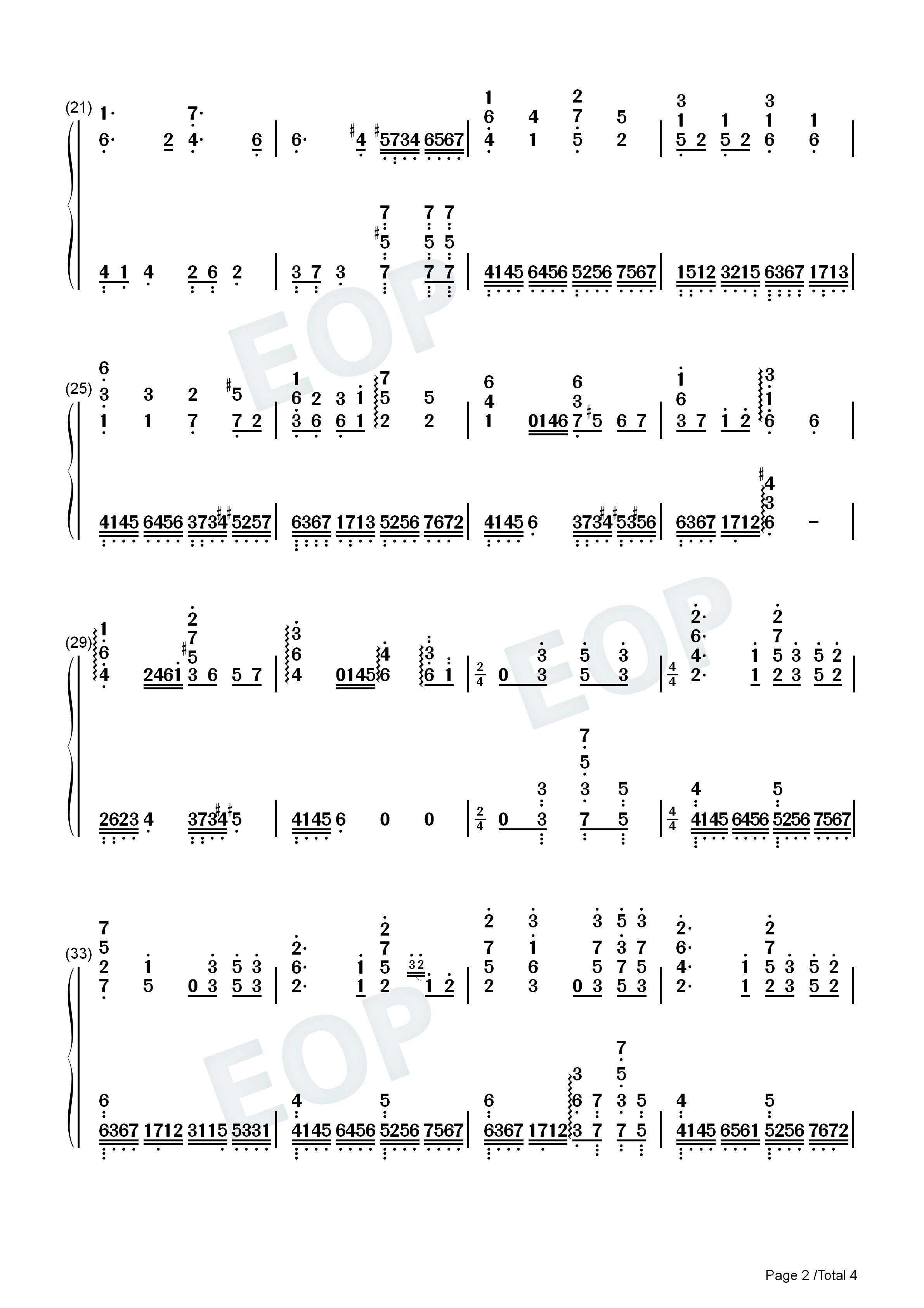 Eutopia钢琴简谱_Yoohsic_Roomz演唱