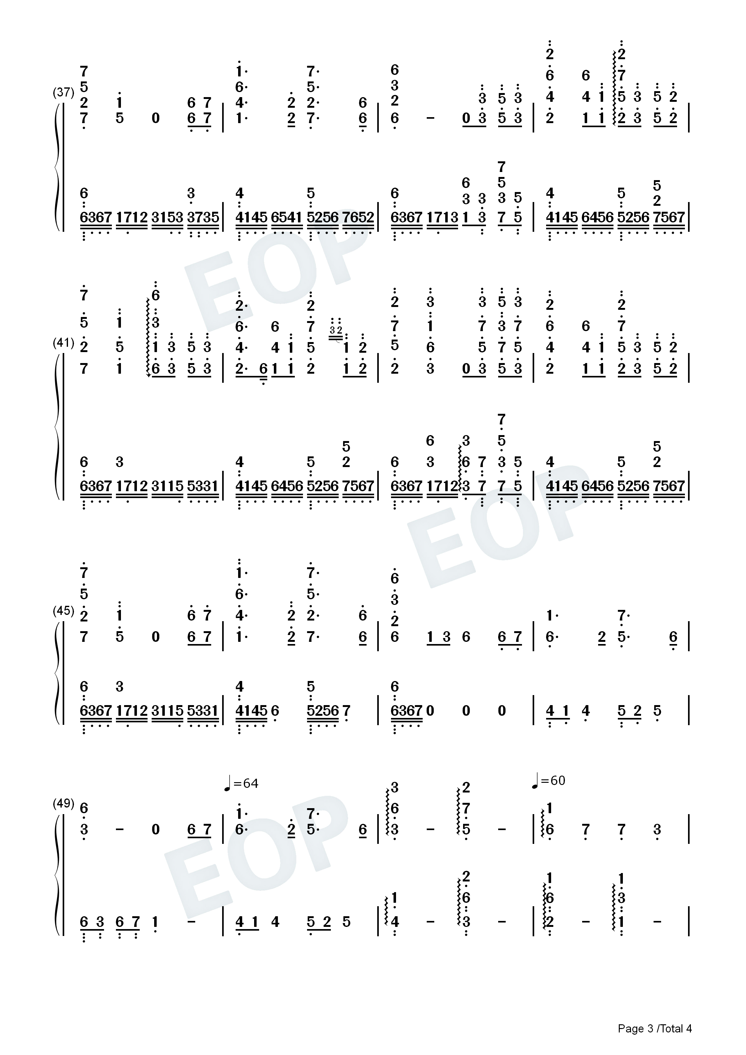 Eutopia钢琴简谱_Yoohsic_Roomz演唱