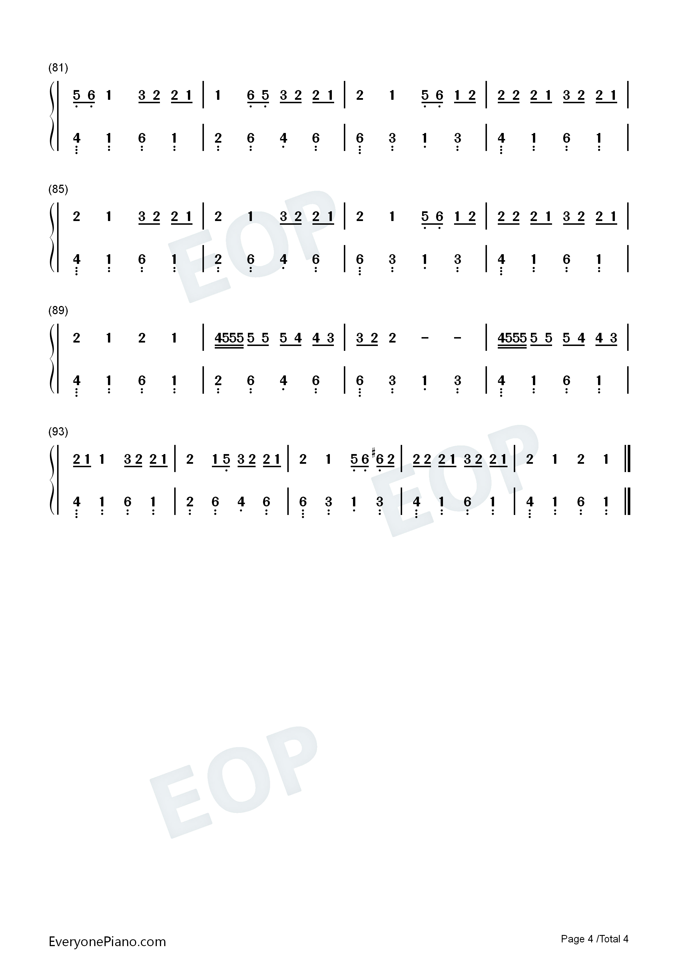 Old_Me钢琴简谱_5_Seconds_of_Summer演唱