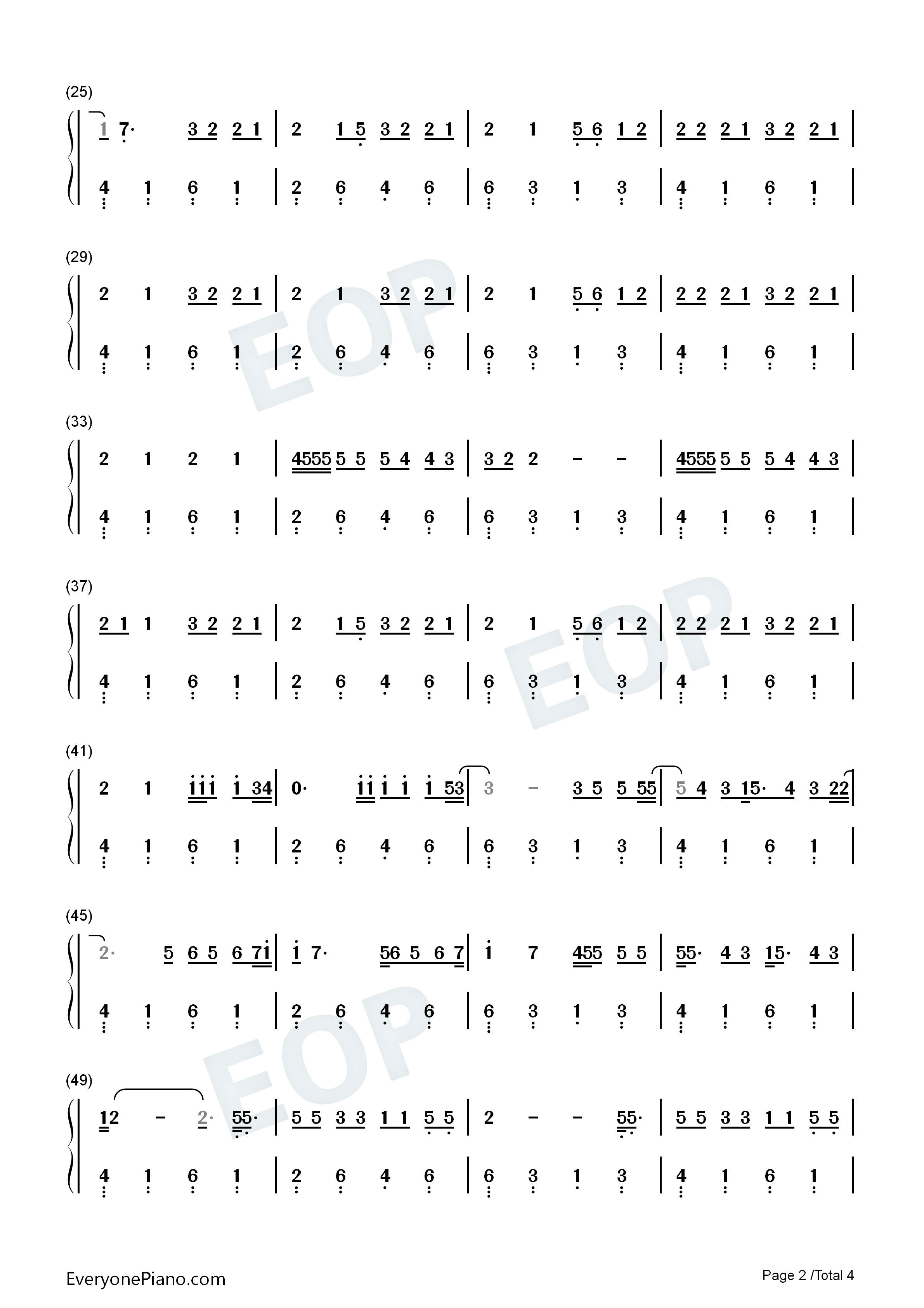 Old_Me钢琴简谱_5_Seconds_of_Summer演唱