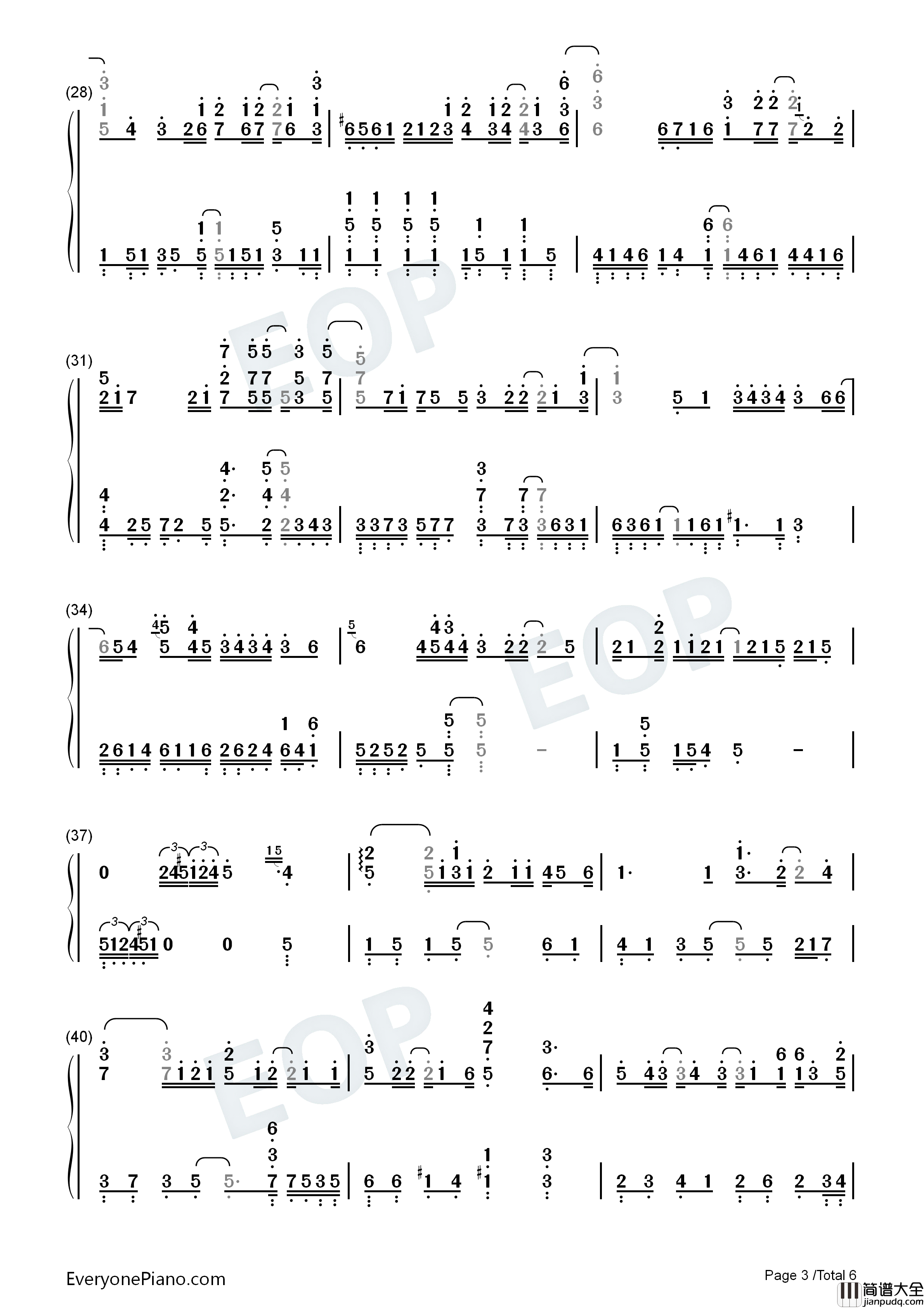 无人之岛钢琴简谱_任然演唱