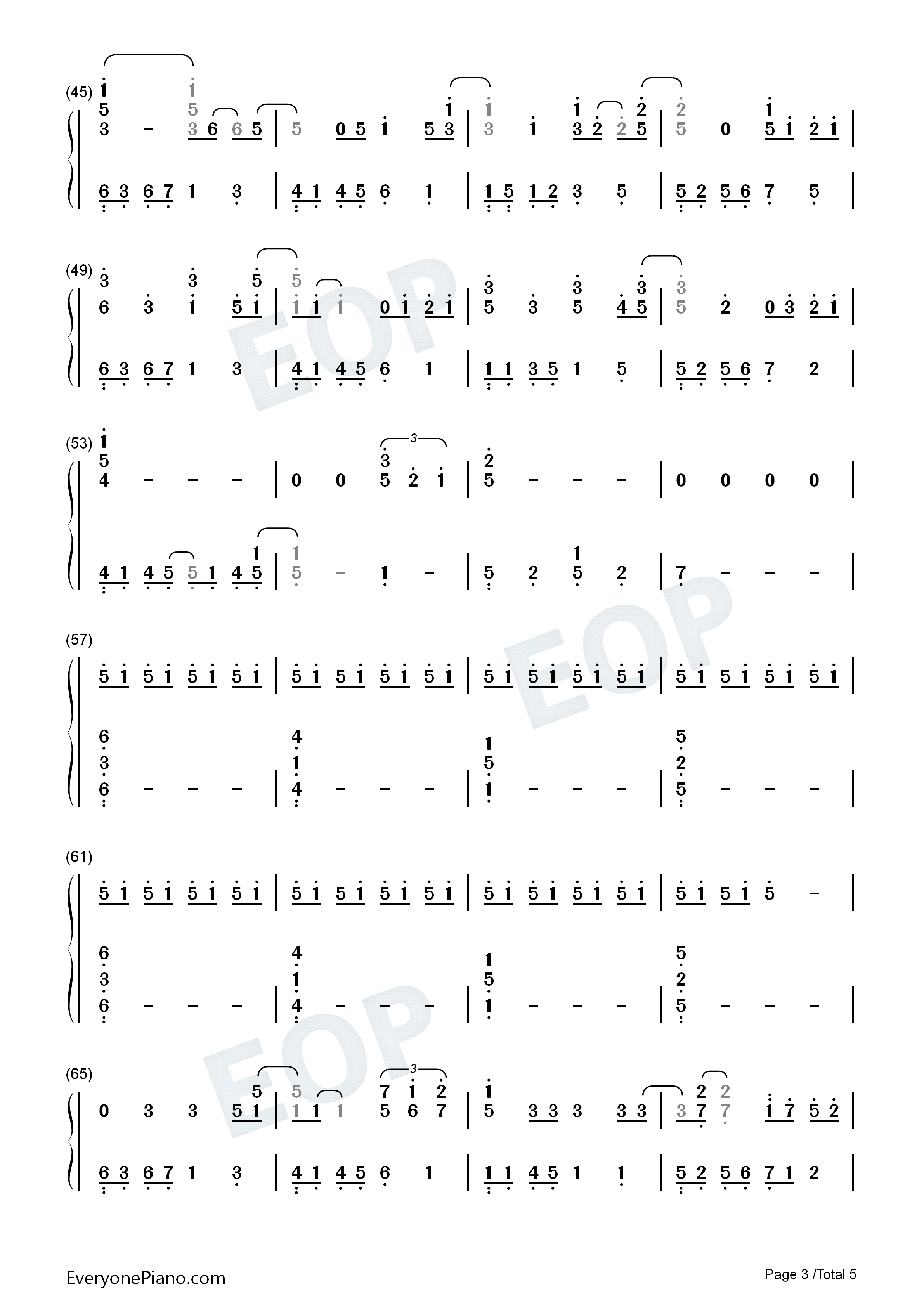 你从未离去钢琴简谱_白挺演唱