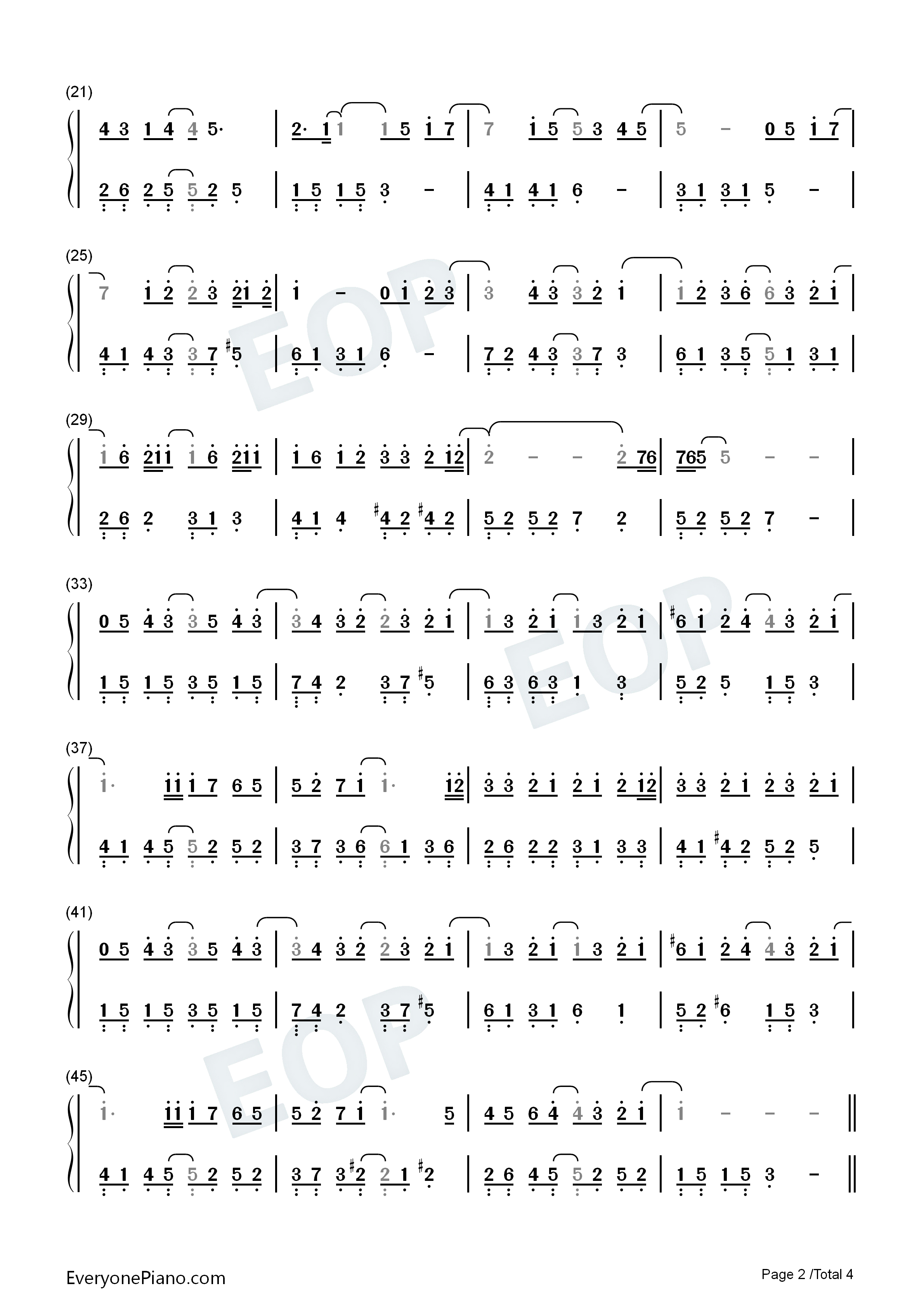 我们没有爱错钢琴简谱_潘嘉丽演唱