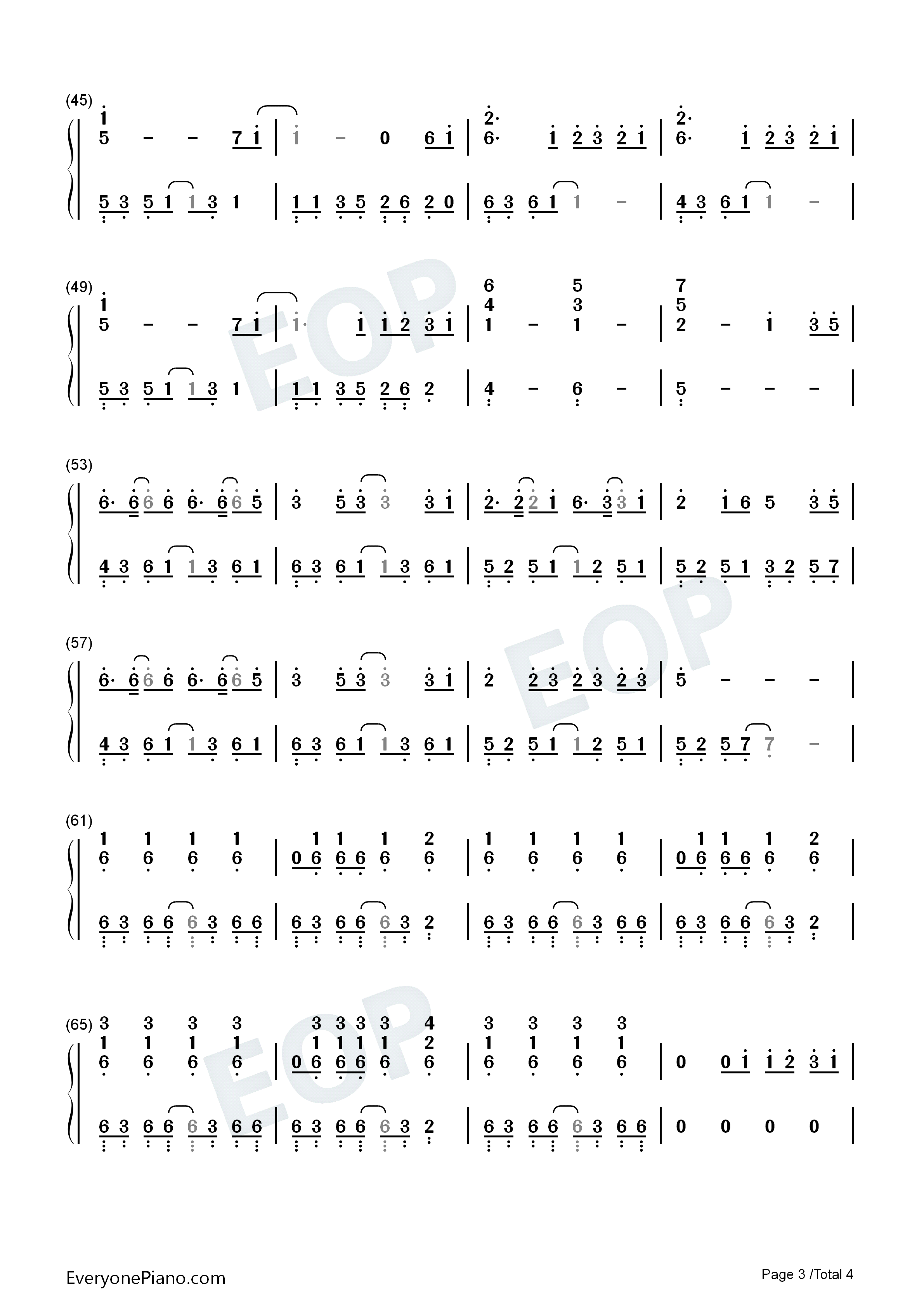 Dream_It_Possible钢琴简谱_Delacey演唱