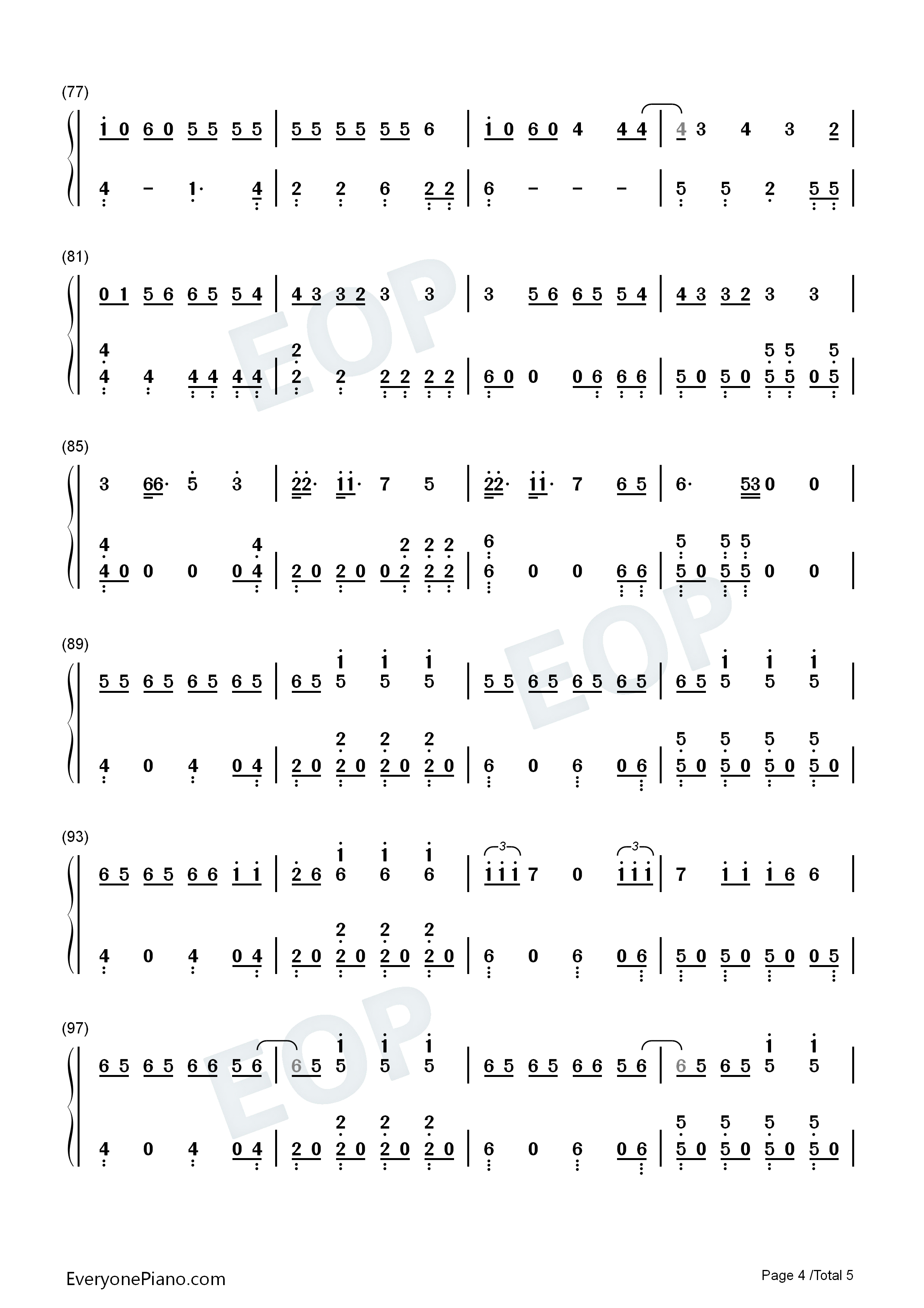 Black_Swan钢琴简谱_防弹少年团演唱