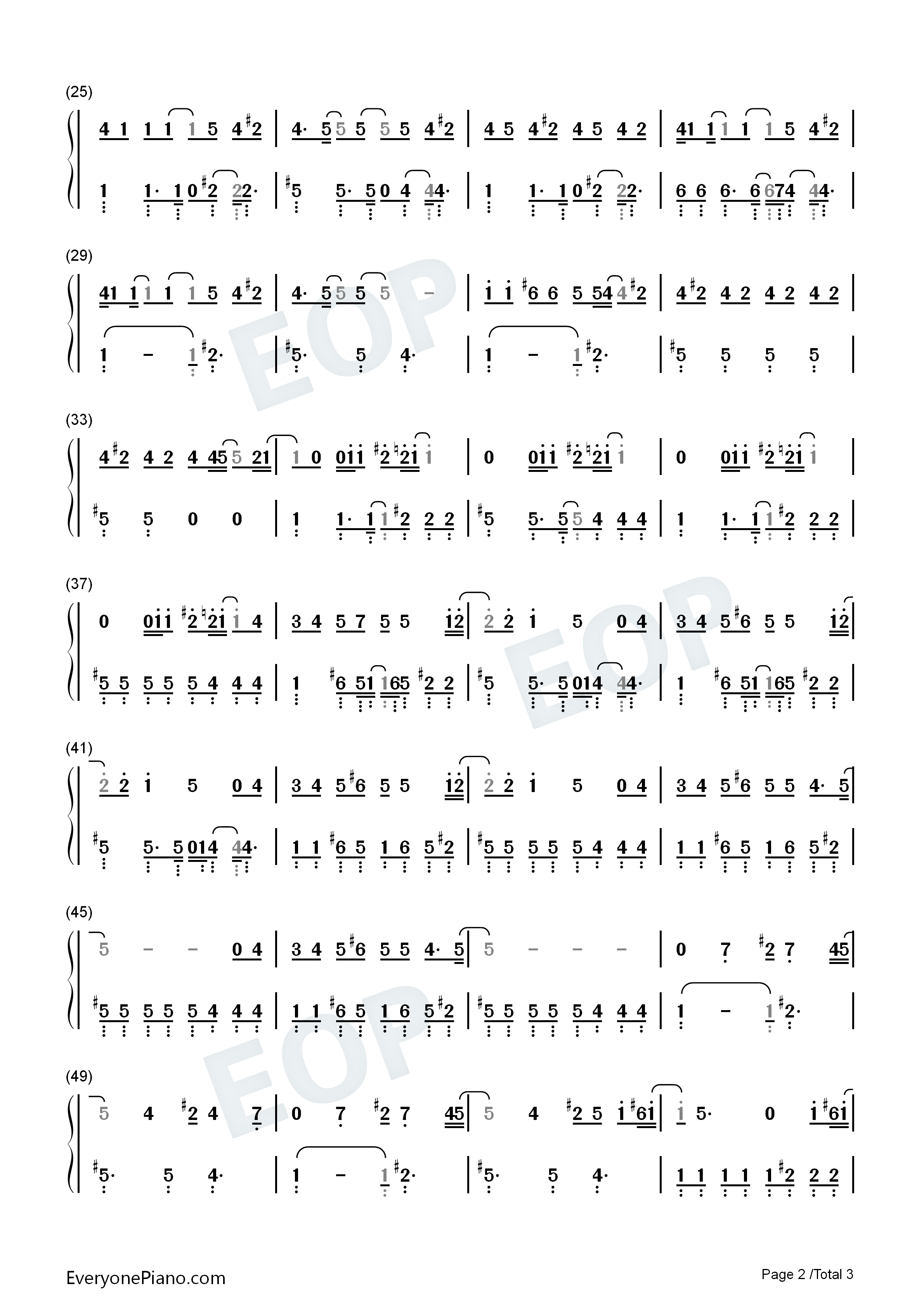 Nice_to_Meet_Ya钢琴简谱_Niall_Horan演唱