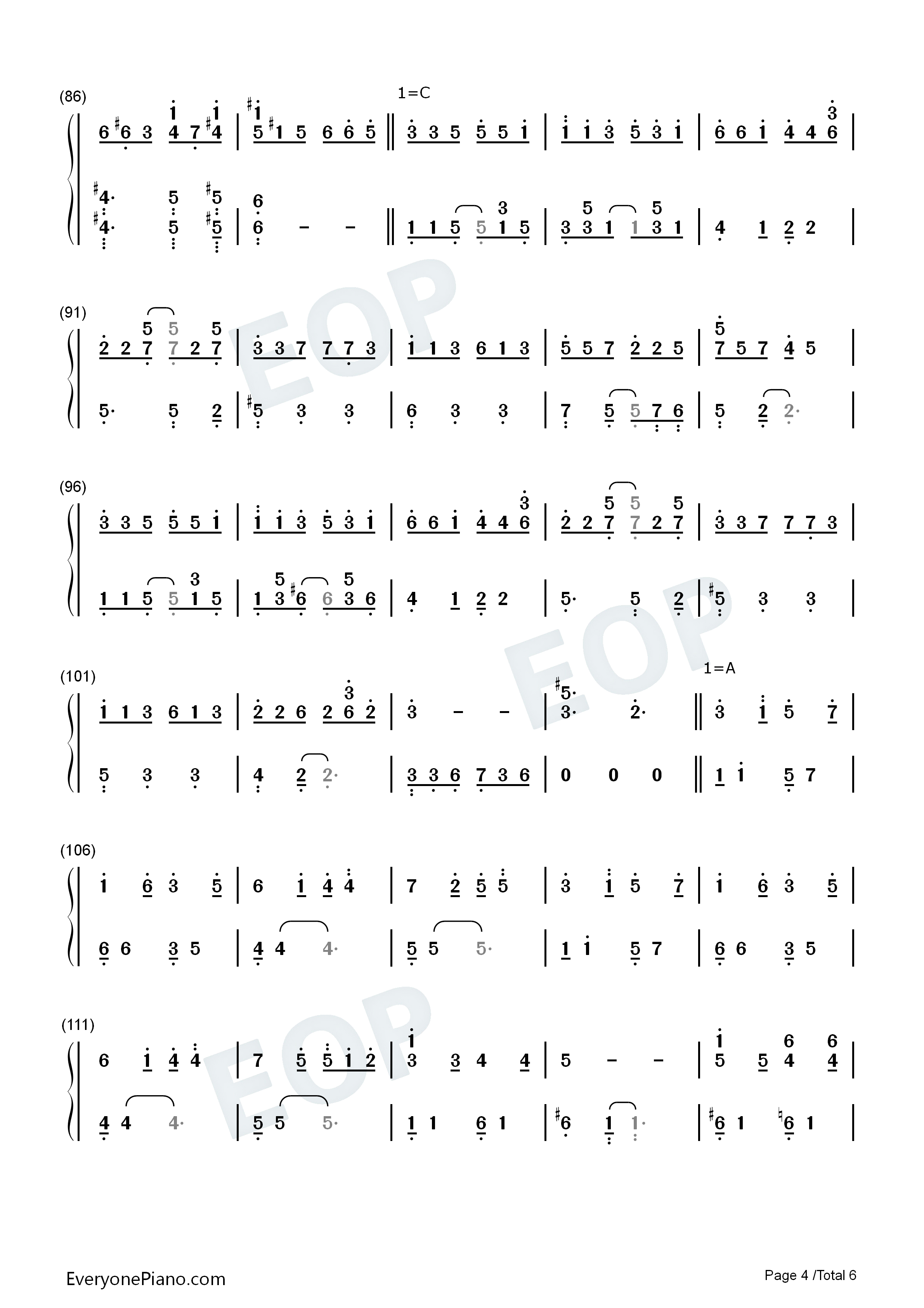 苏醒钢琴简谱_林海演唱