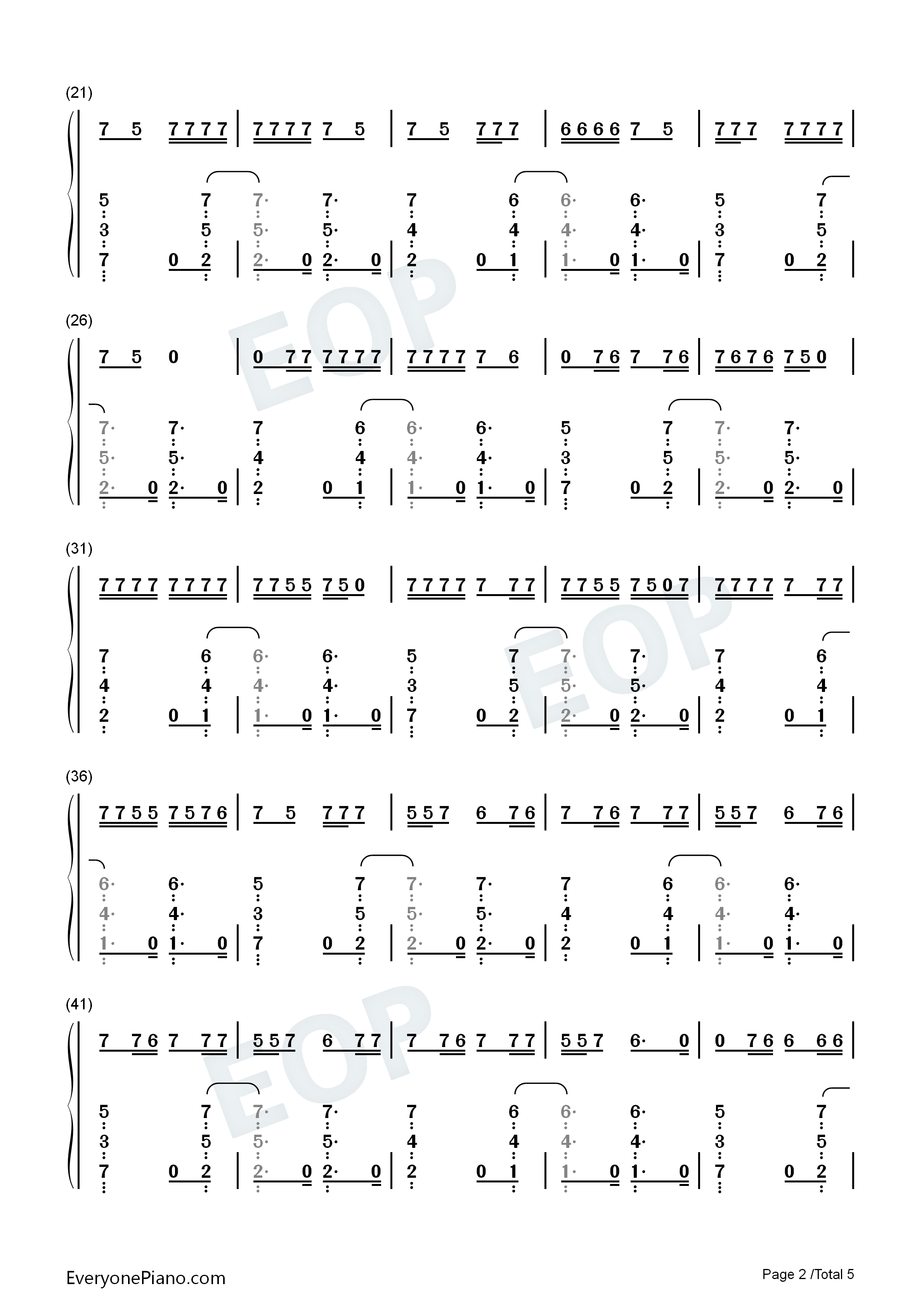 Noticed钢琴简谱_Lil_Mosey演唱