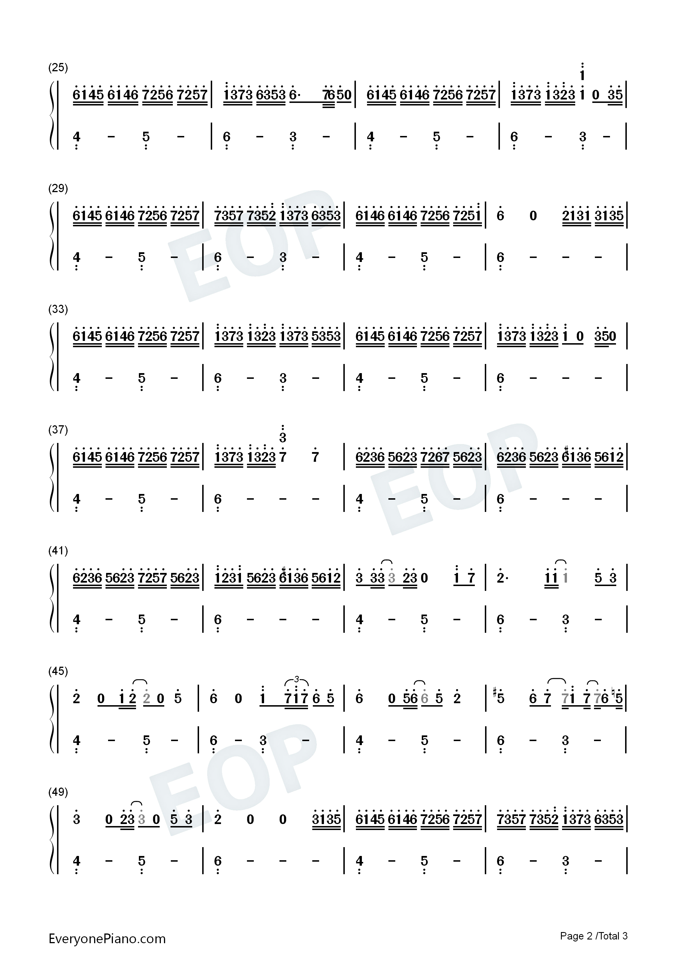 天空云海钢琴简谱_dylanf演唱