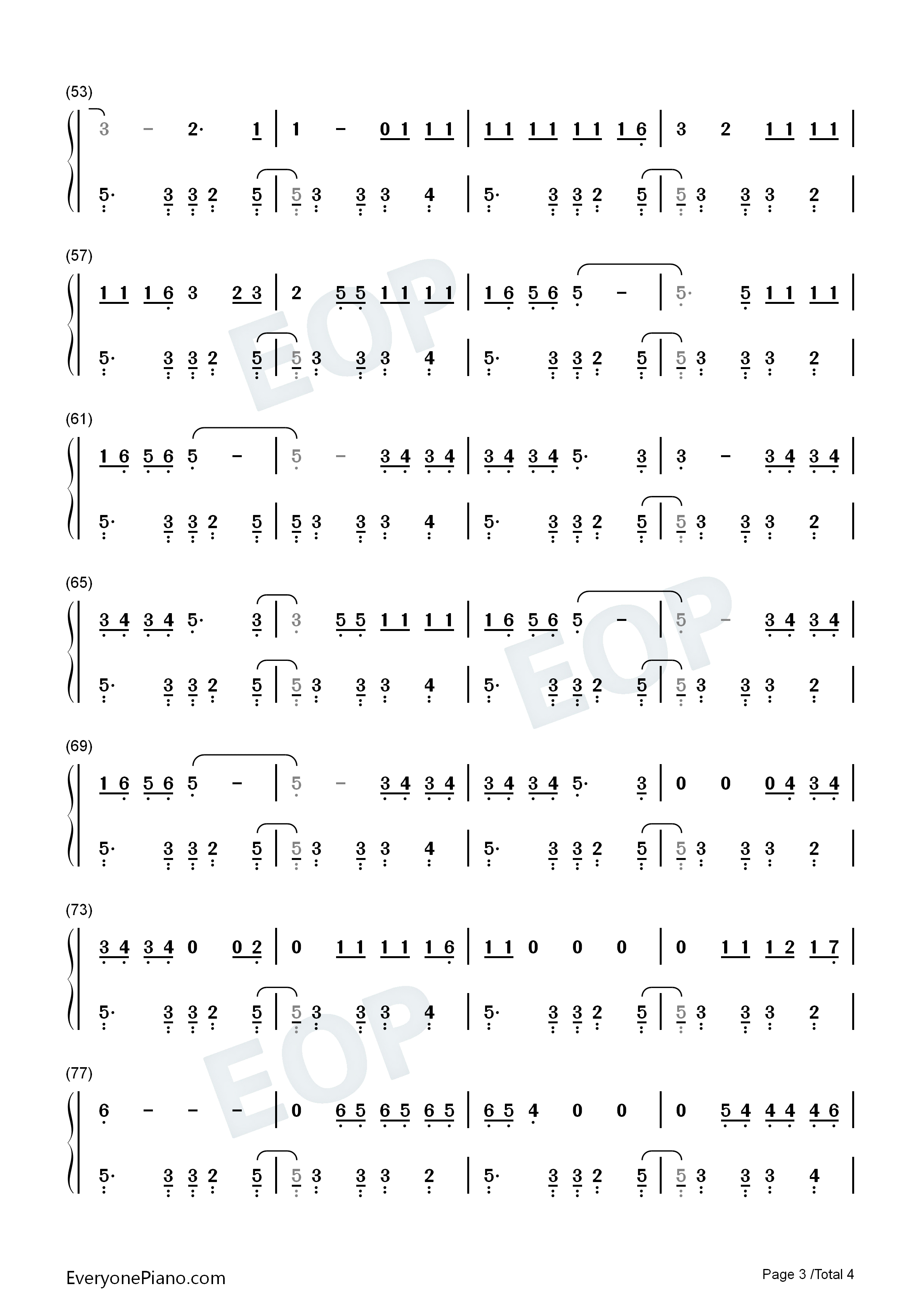 Si_Veo_a_Tu_Mamá钢琴简谱_Bad_Bunny演唱