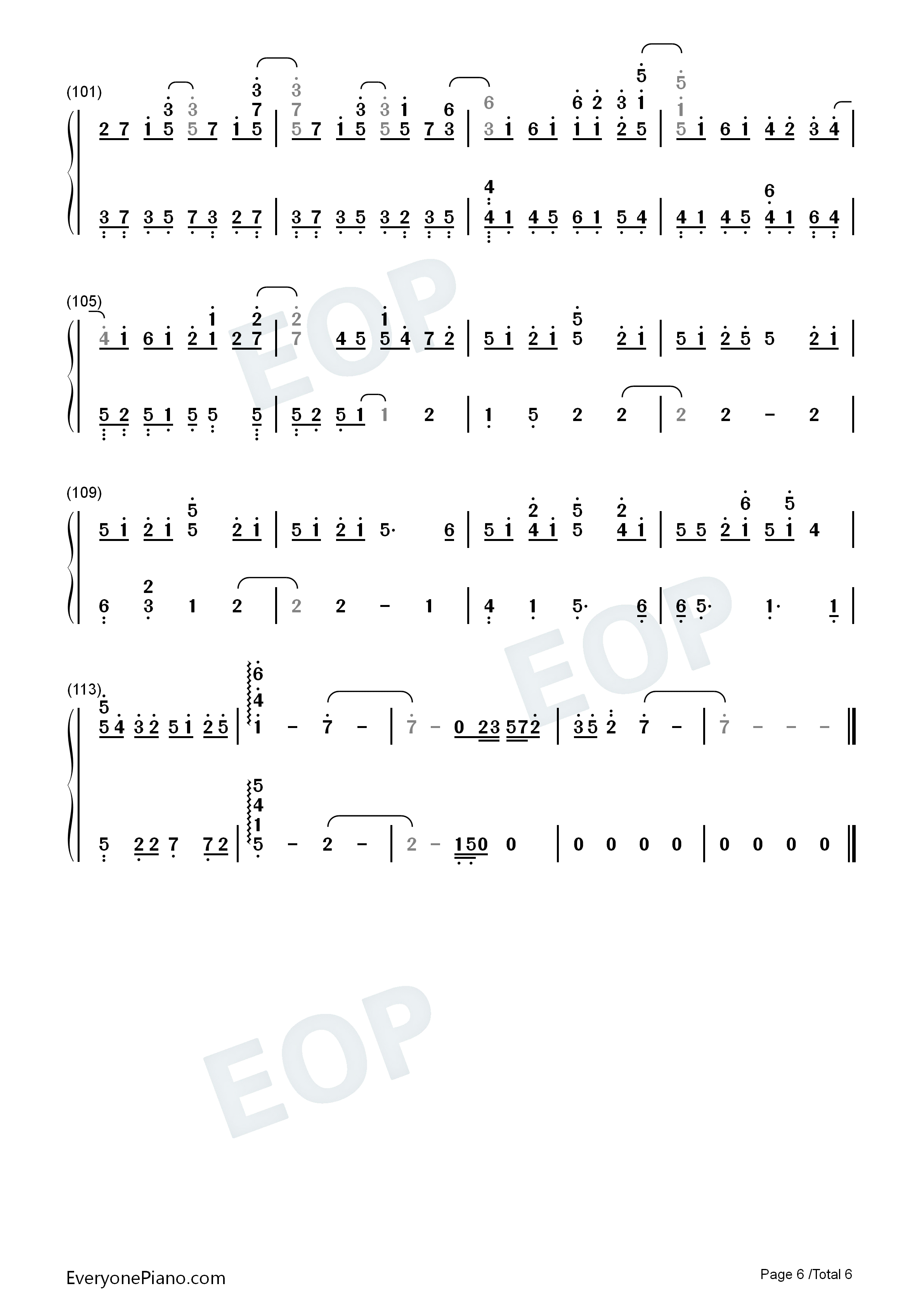 冰天雪地钢琴简谱_何宣林演唱