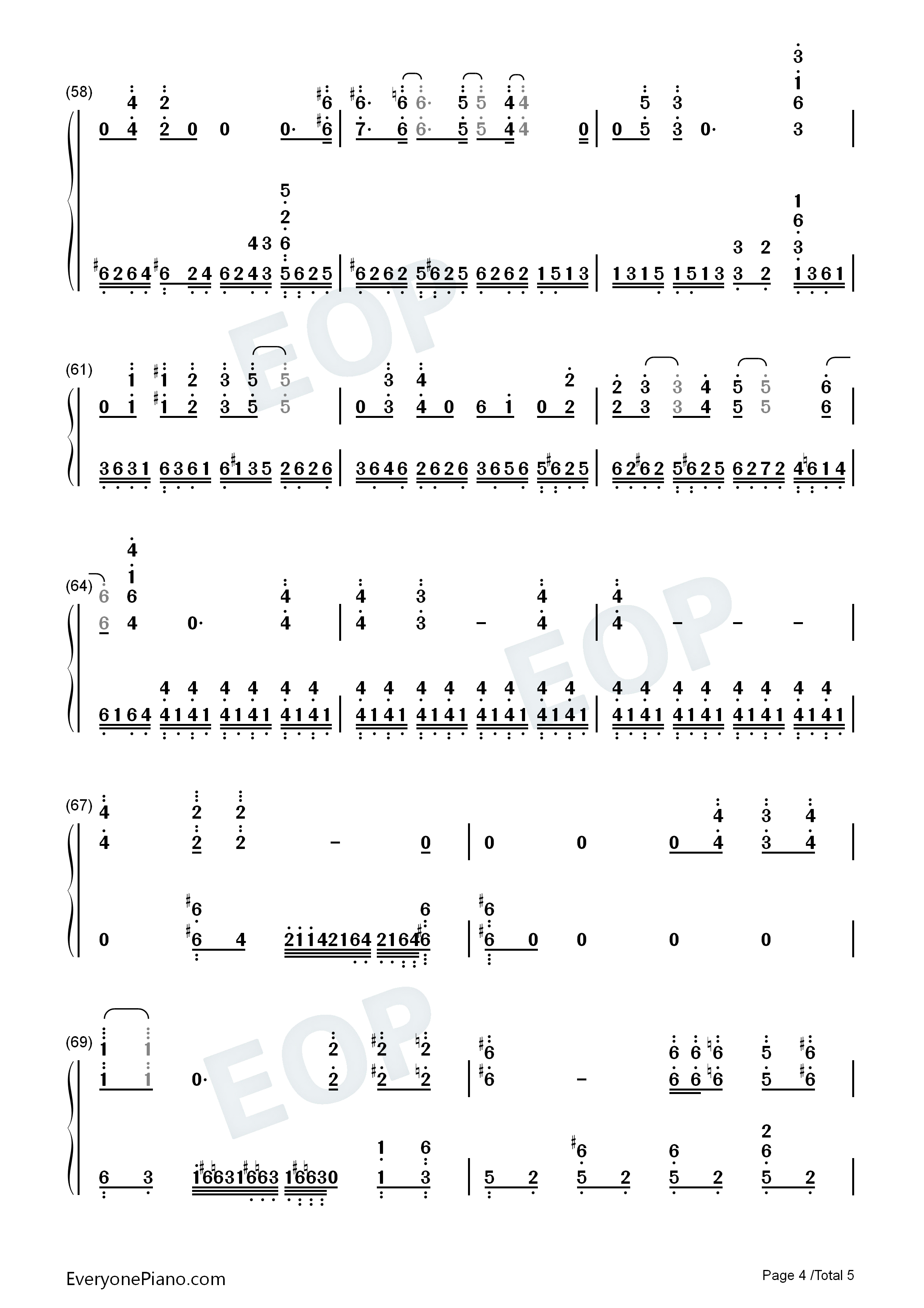 夜半歌声钢琴简谱_华晨宇演唱