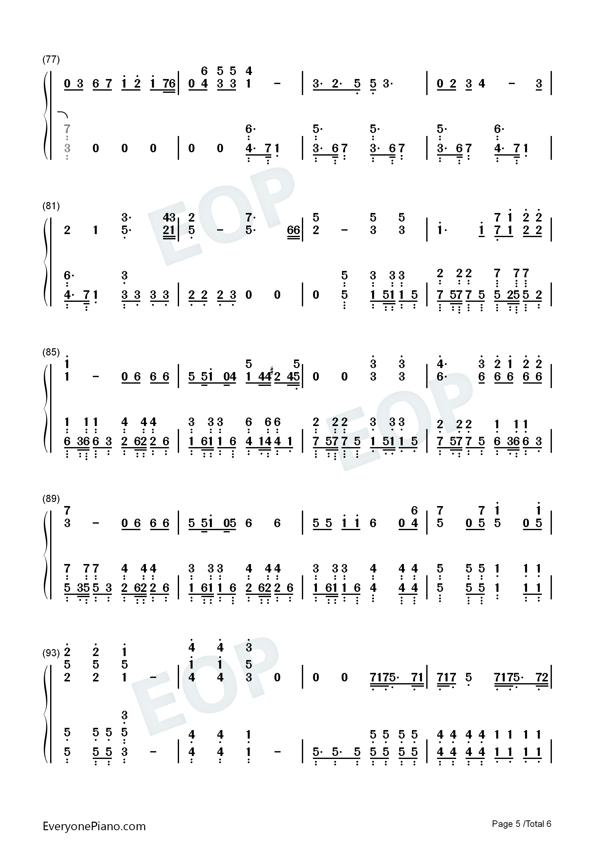 心绘钢琴简谱_Road_of_Major演唱