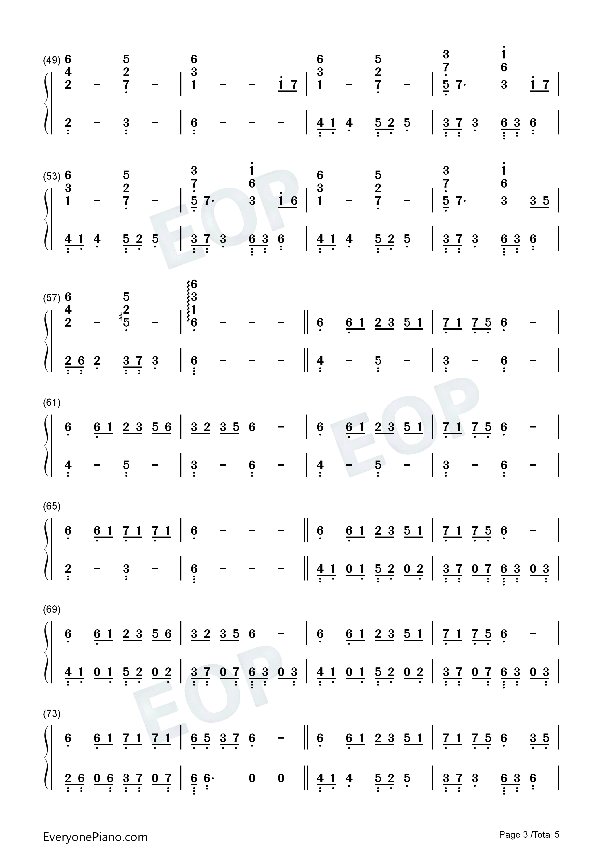 Autumn钢琴简谱_LJY演唱