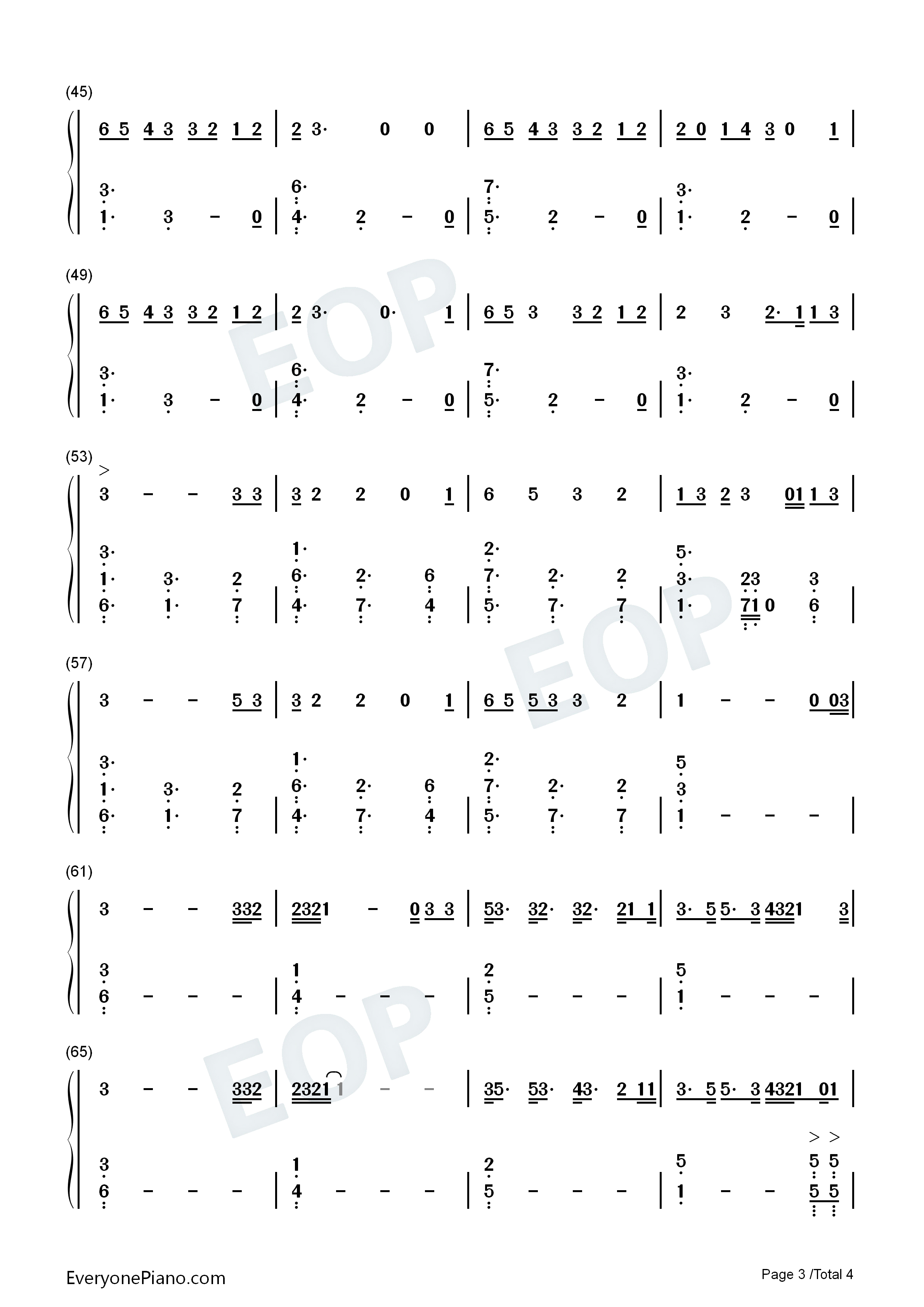 Its_You钢琴简谱_Ali_Gatie演唱