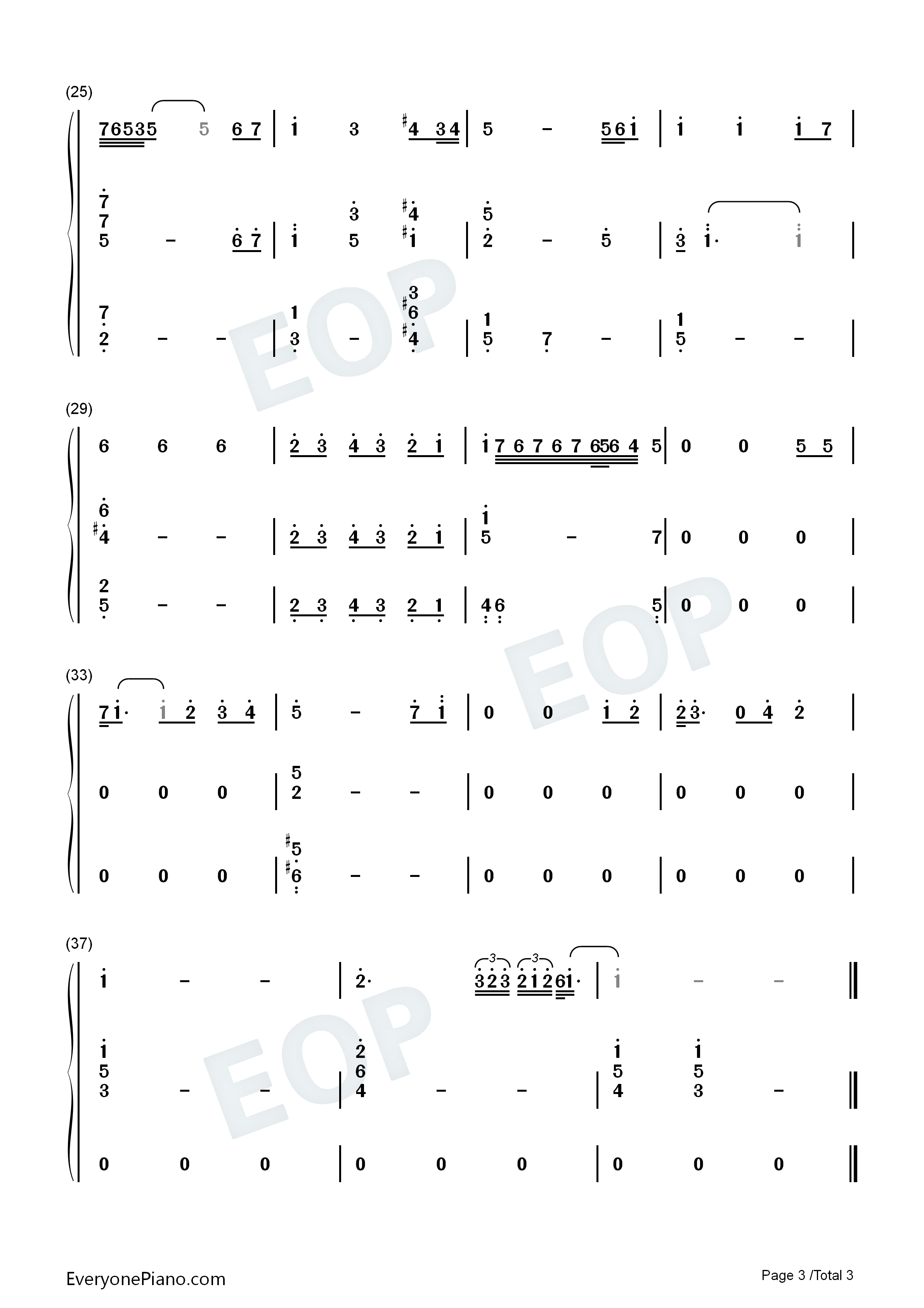 The_Star钢琴简谱_Demi_Lovato演唱