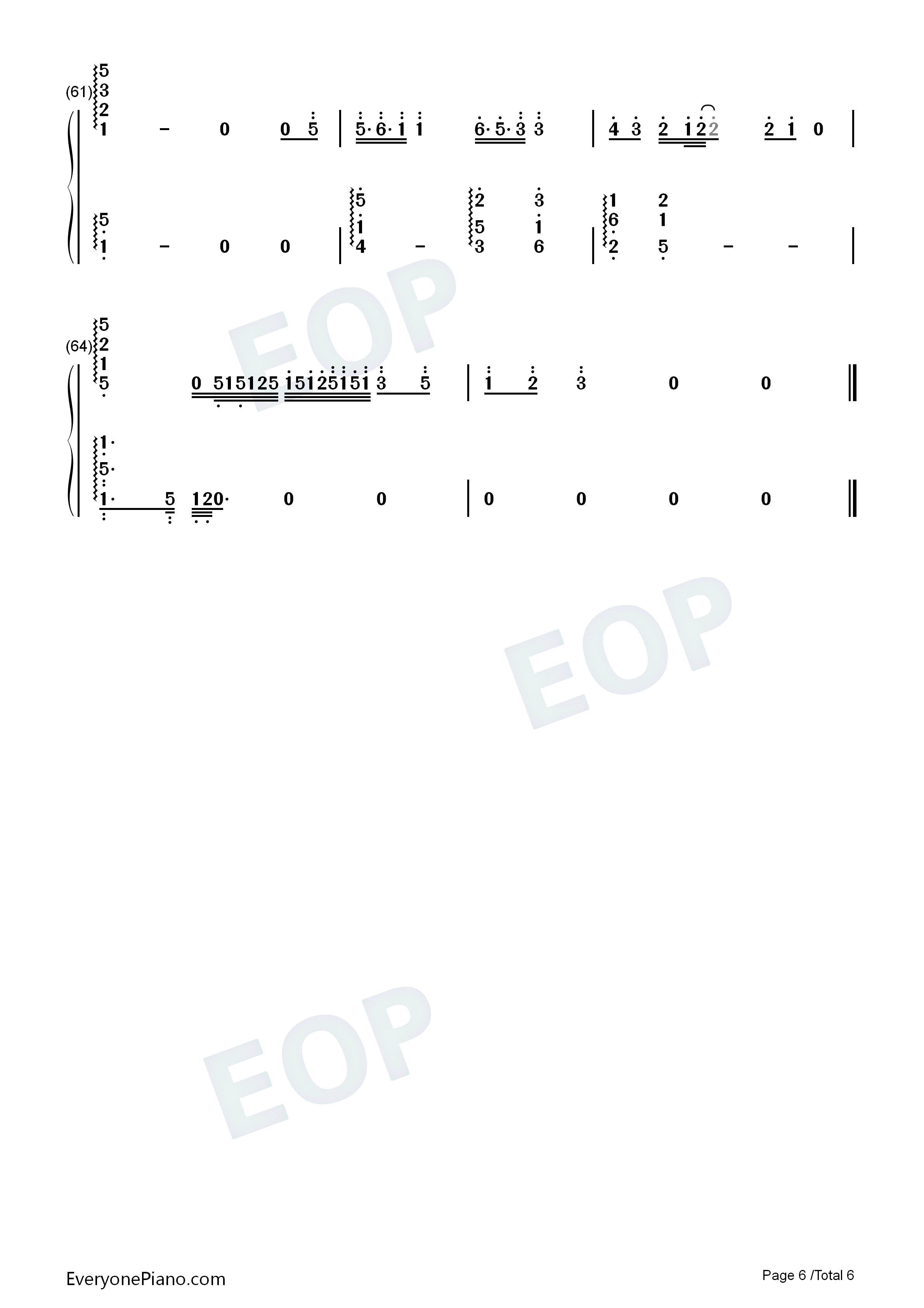 雪花落下钢琴简谱_周深演唱