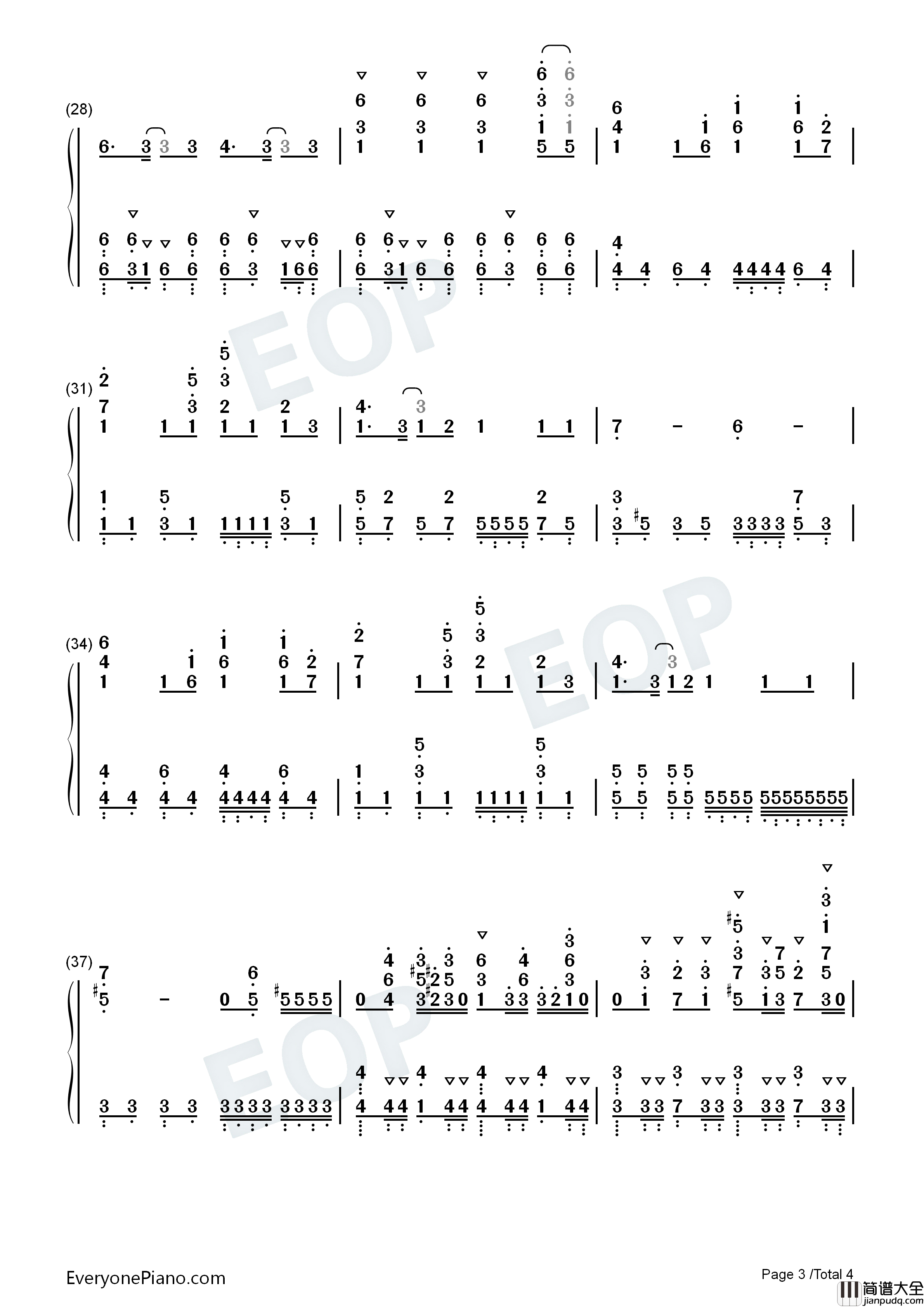 Strange_Meat_Pie钢琴简谱_(K)NoW_NAME演唱