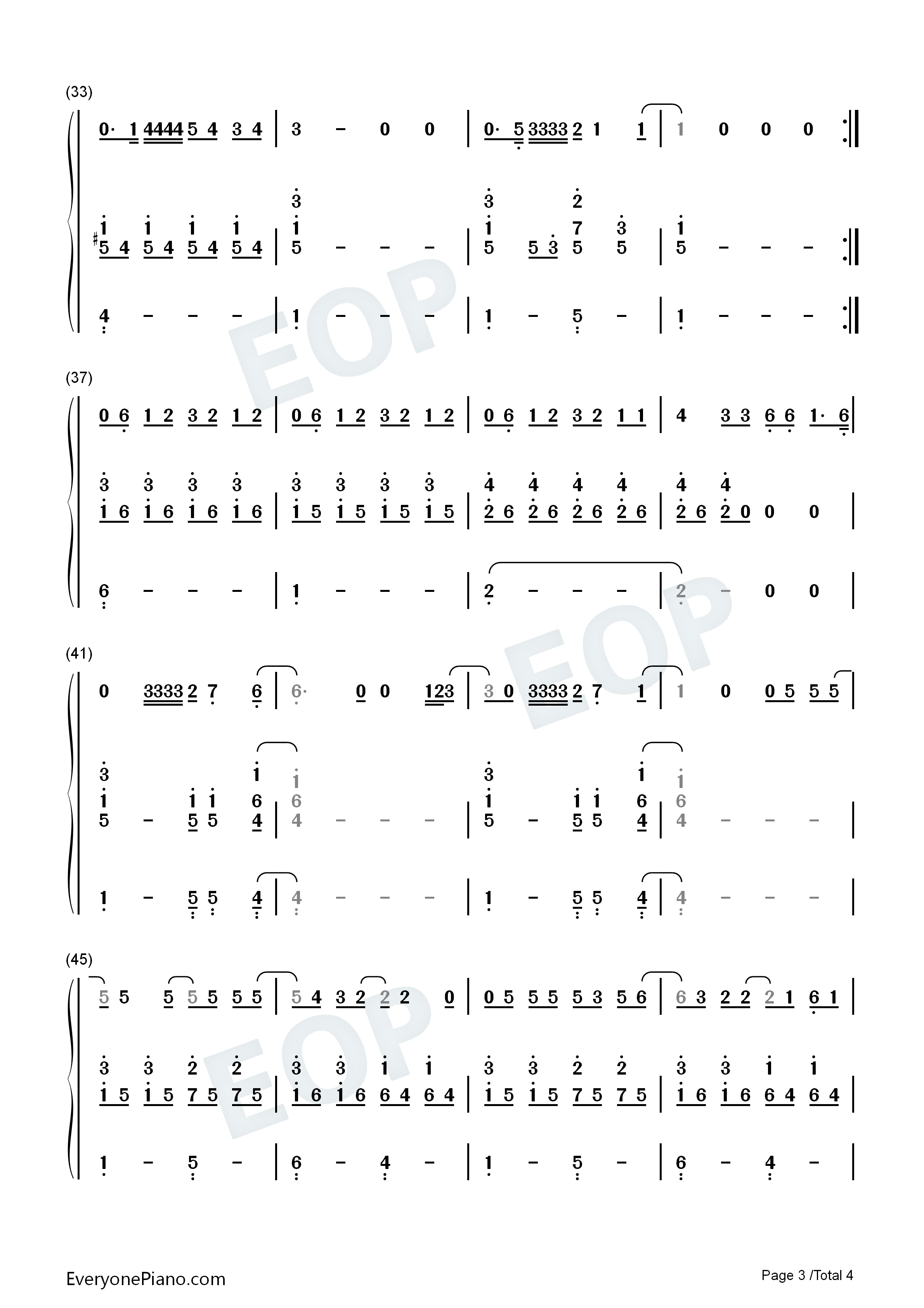 Put_A_Little_Love_On_Me钢琴简谱_Niall_Horan演唱