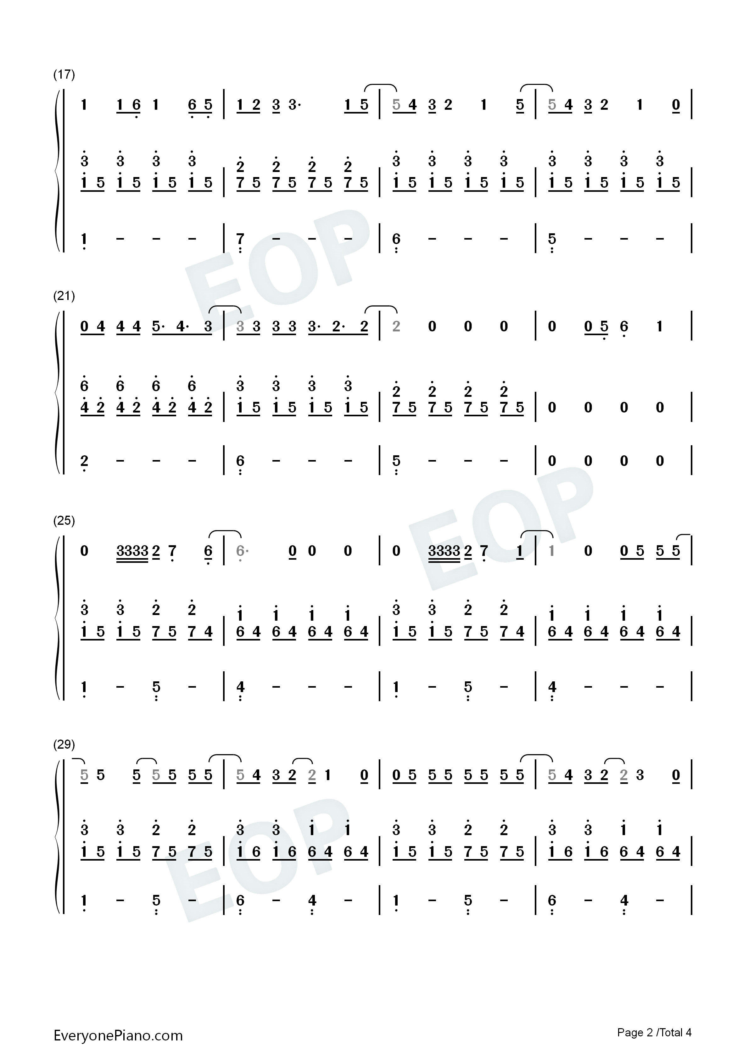 Put_A_Little_Love_On_Me钢琴简谱_Niall_Horan演唱