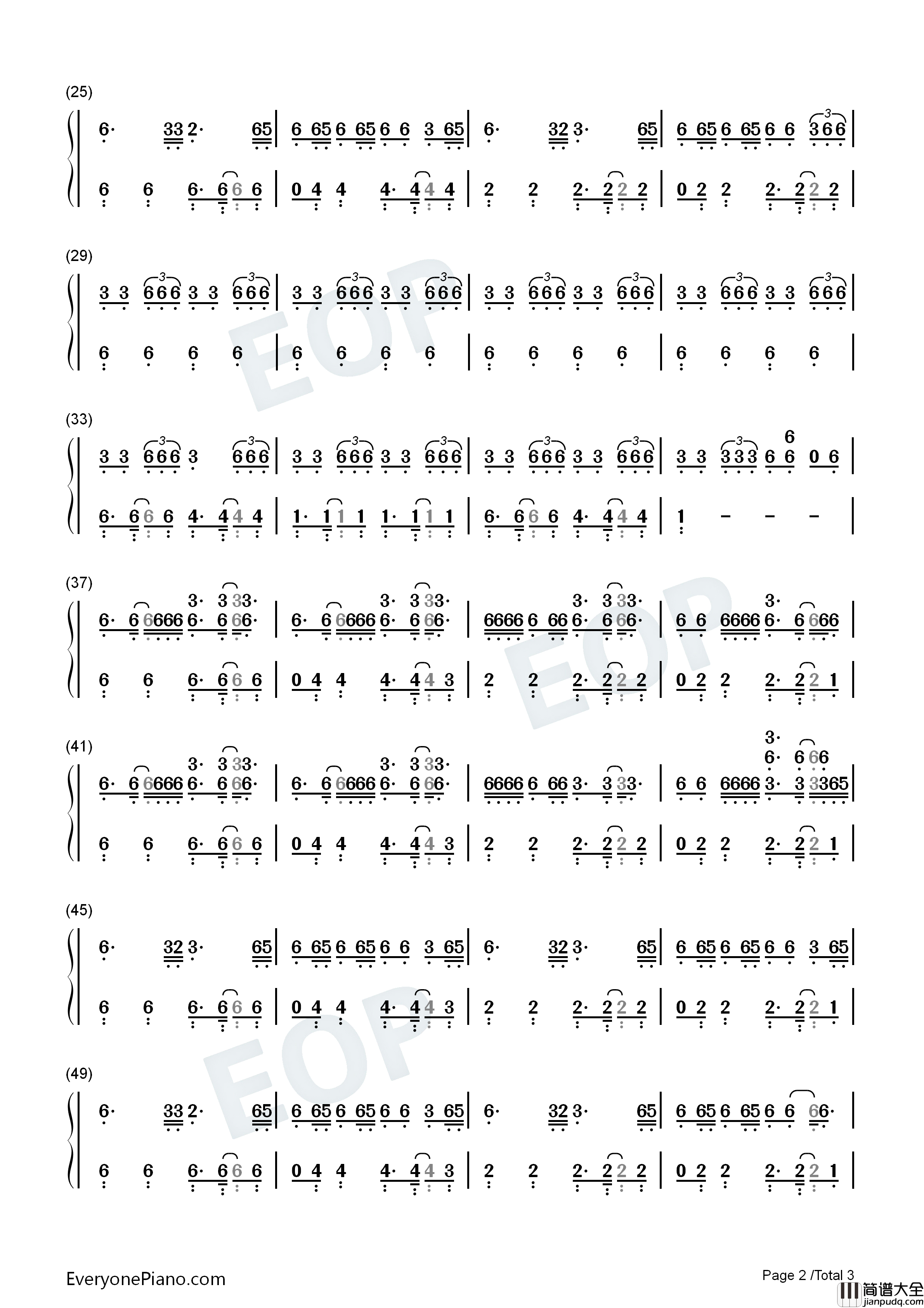 Boss_Bitch钢琴简谱_Doja_Cat演唱