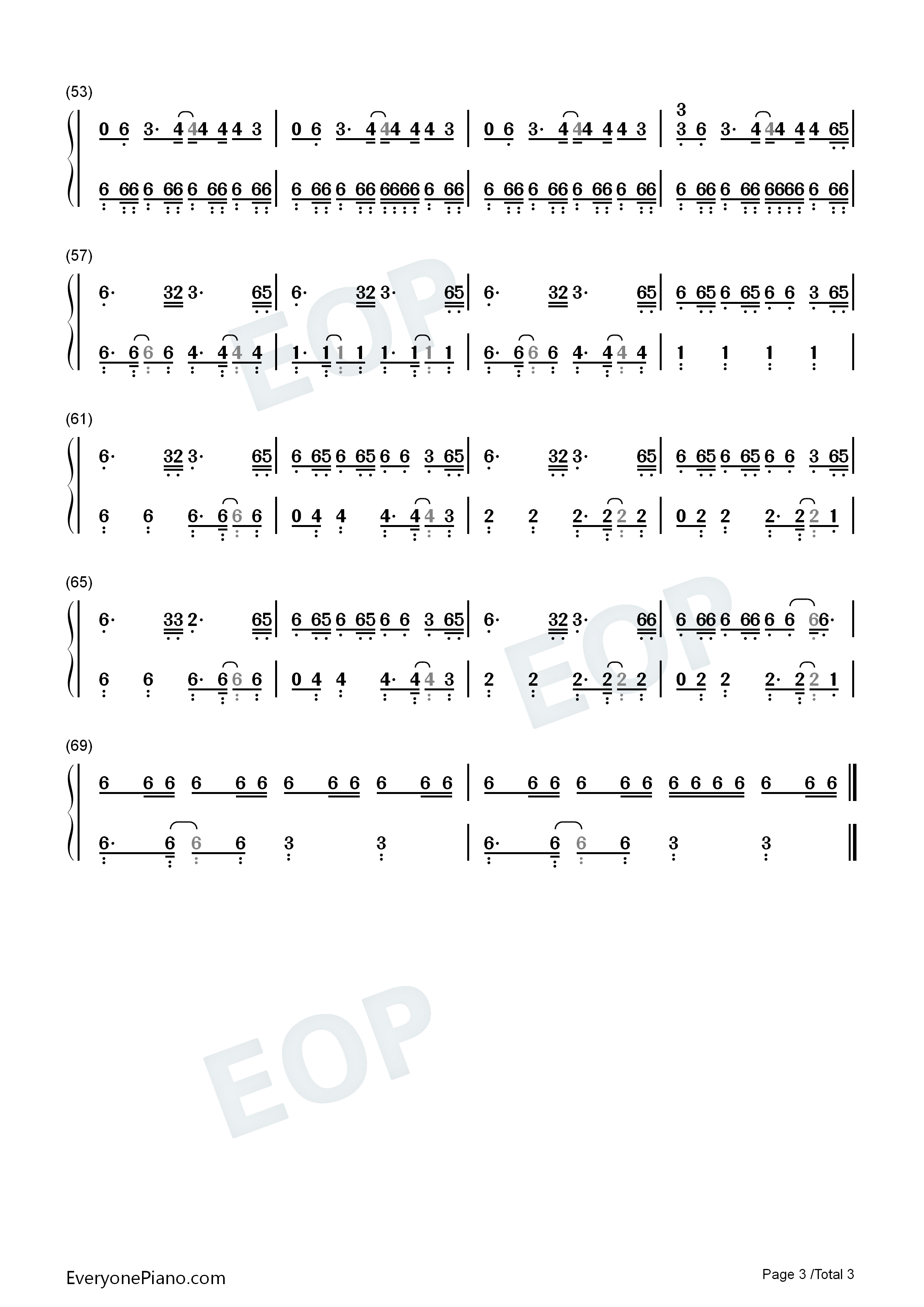 Boss_Bitch钢琴简谱_Doja_Cat演唱