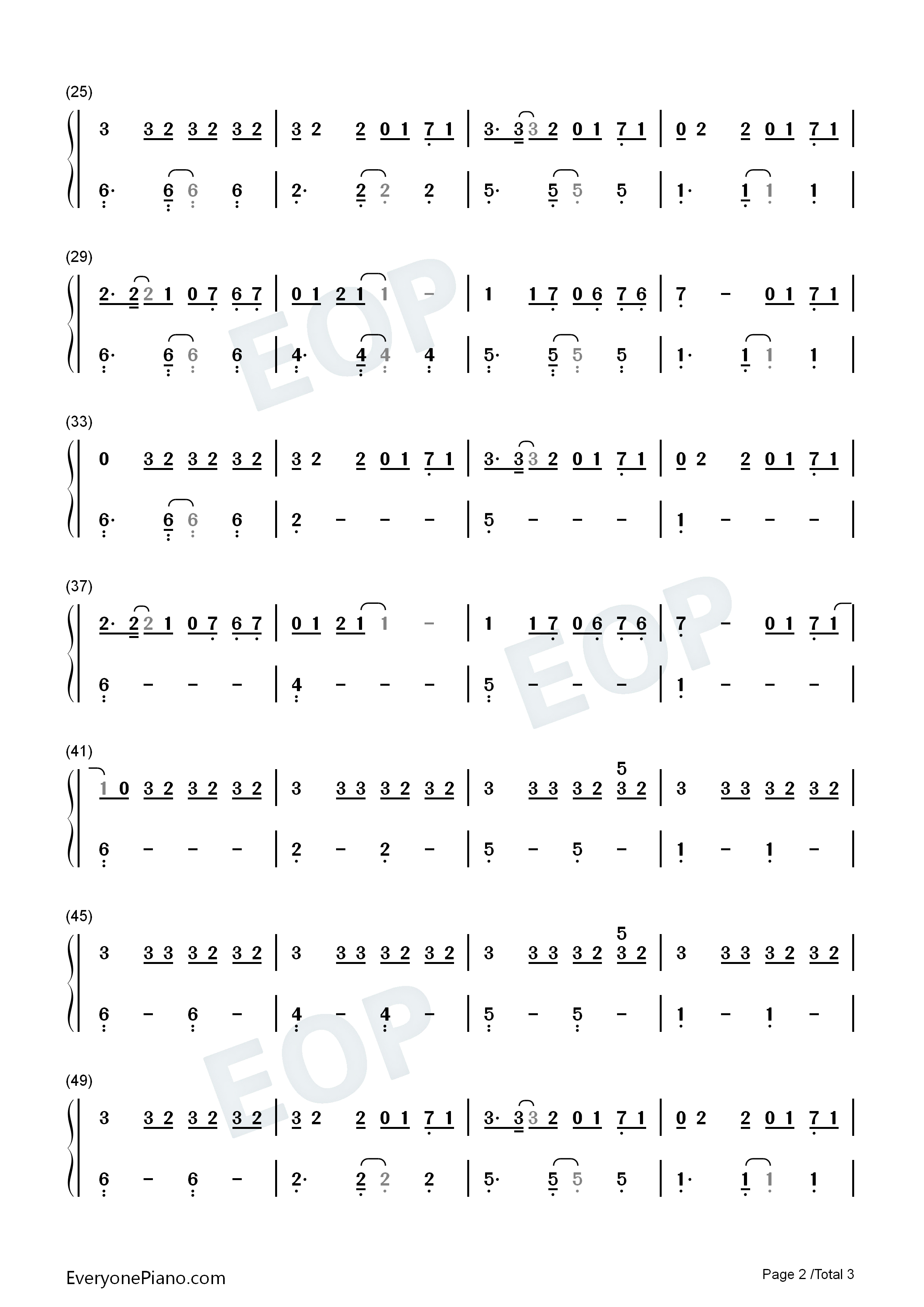 Ily_I_Love_You_Baby钢琴简谱_Surf_Mesa_Emilee_Flood演唱