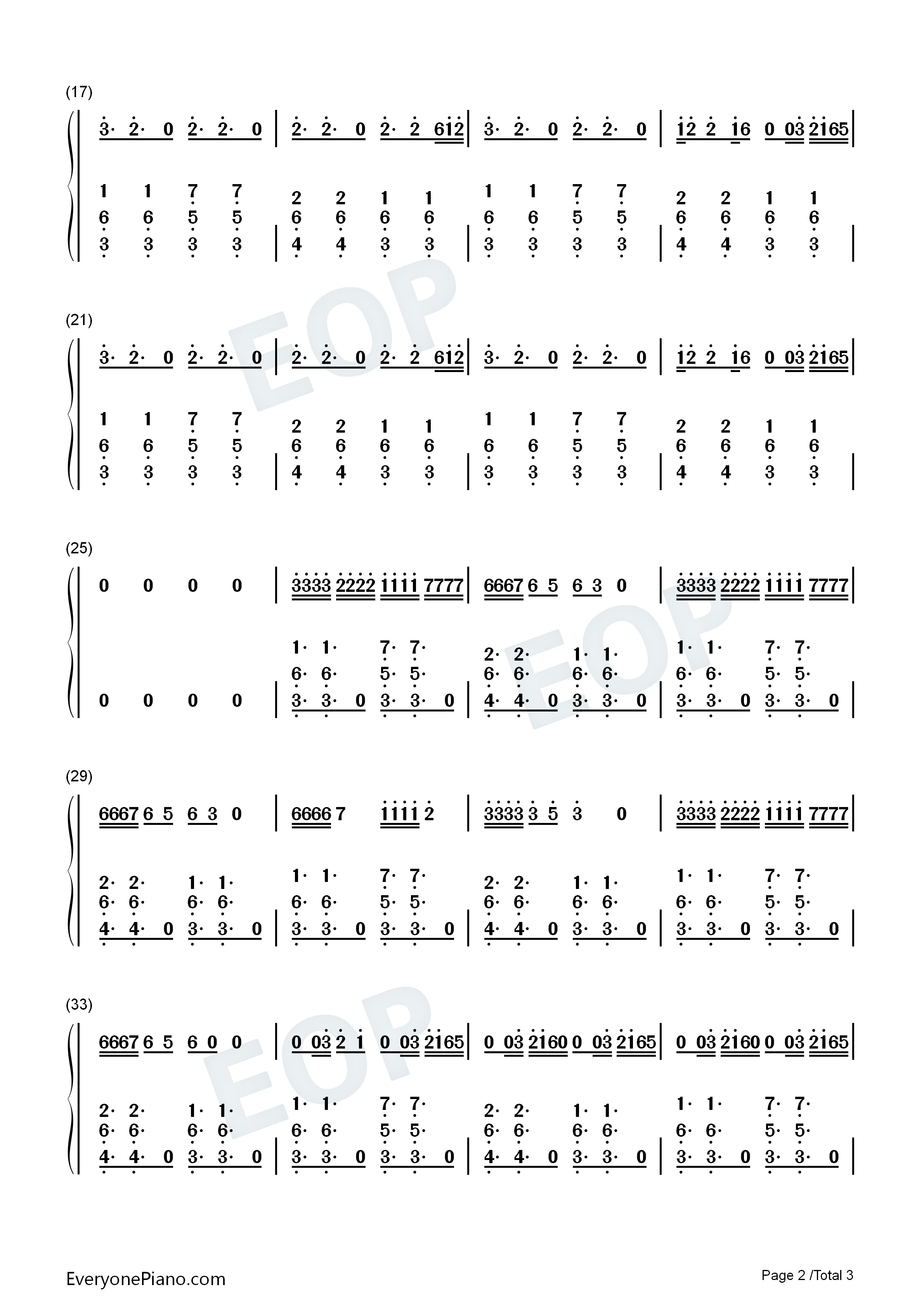 Levitating钢琴简谱_Dua_Lipa演唱