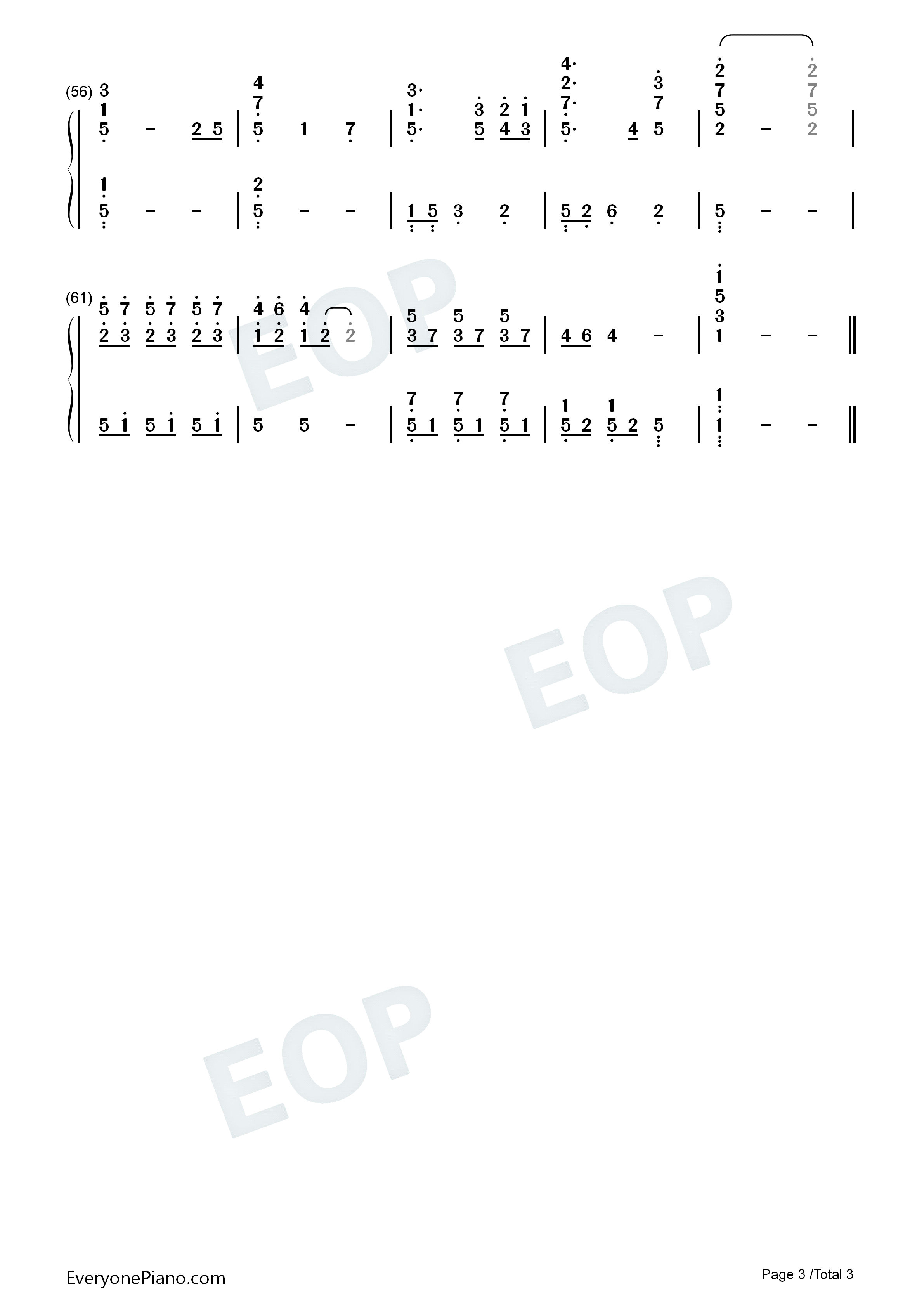 The_Song_for_My_Brother钢琴简谱_南惠胜_高恩静演唱