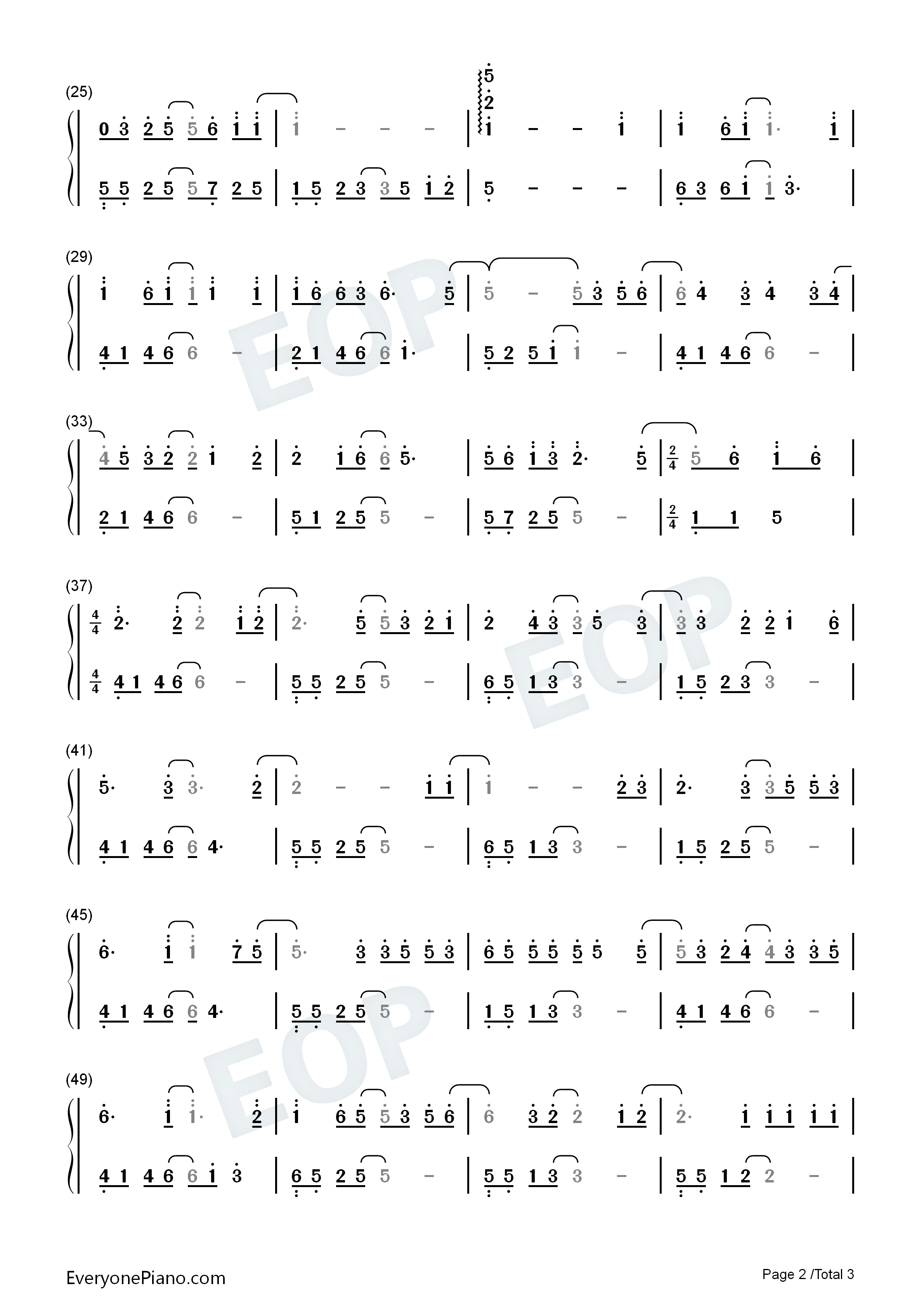 相隔千里钢琴简谱_音素萱萱演唱