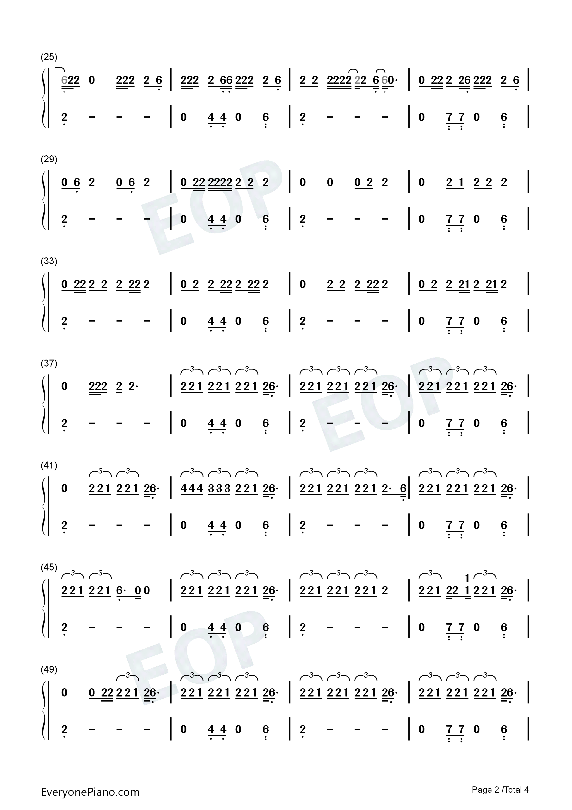 Whats_Poppin钢琴简谱_Jack_Harlow演唱