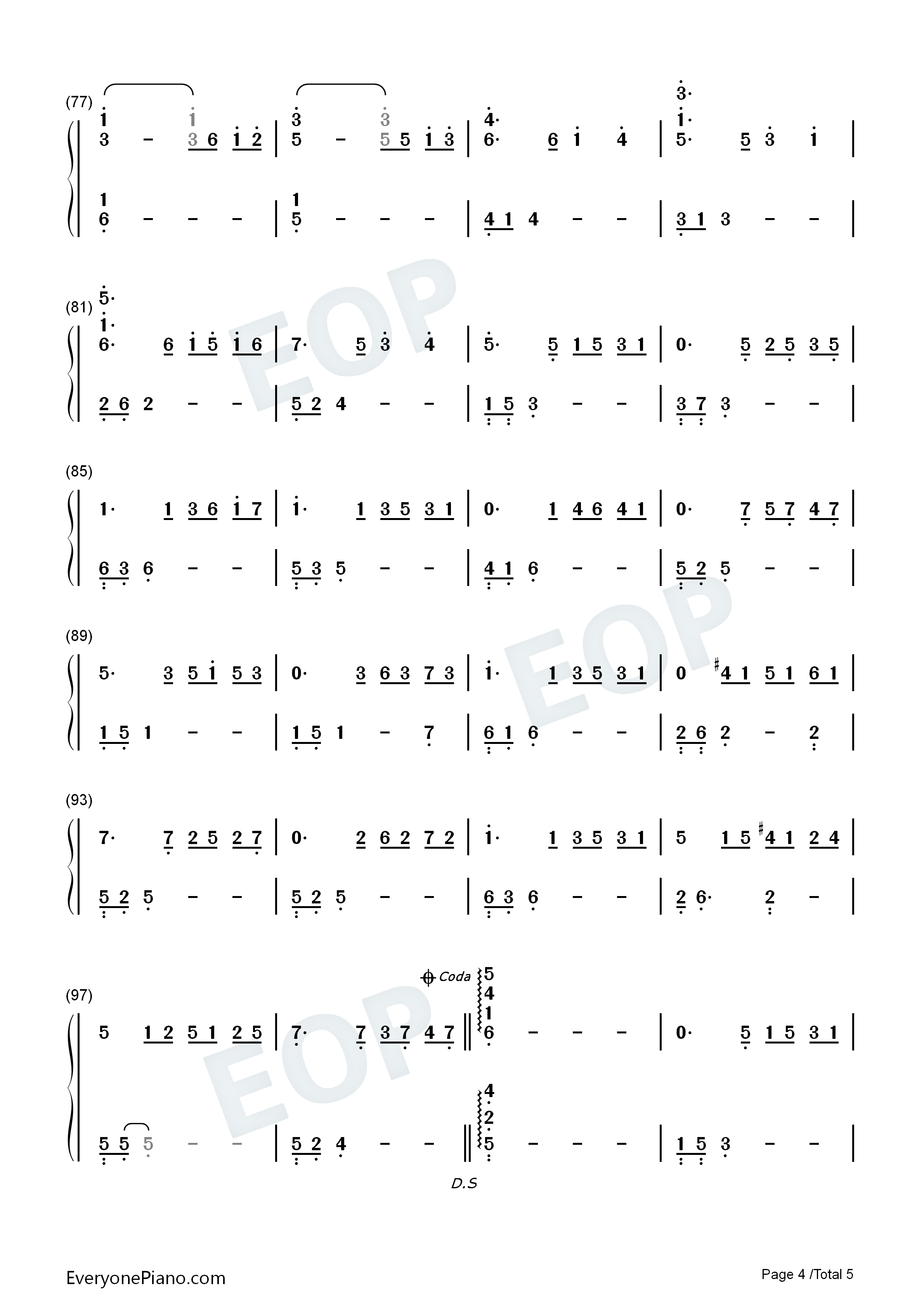 送你这对翅膀钢琴简谱_Don_Besig演唱