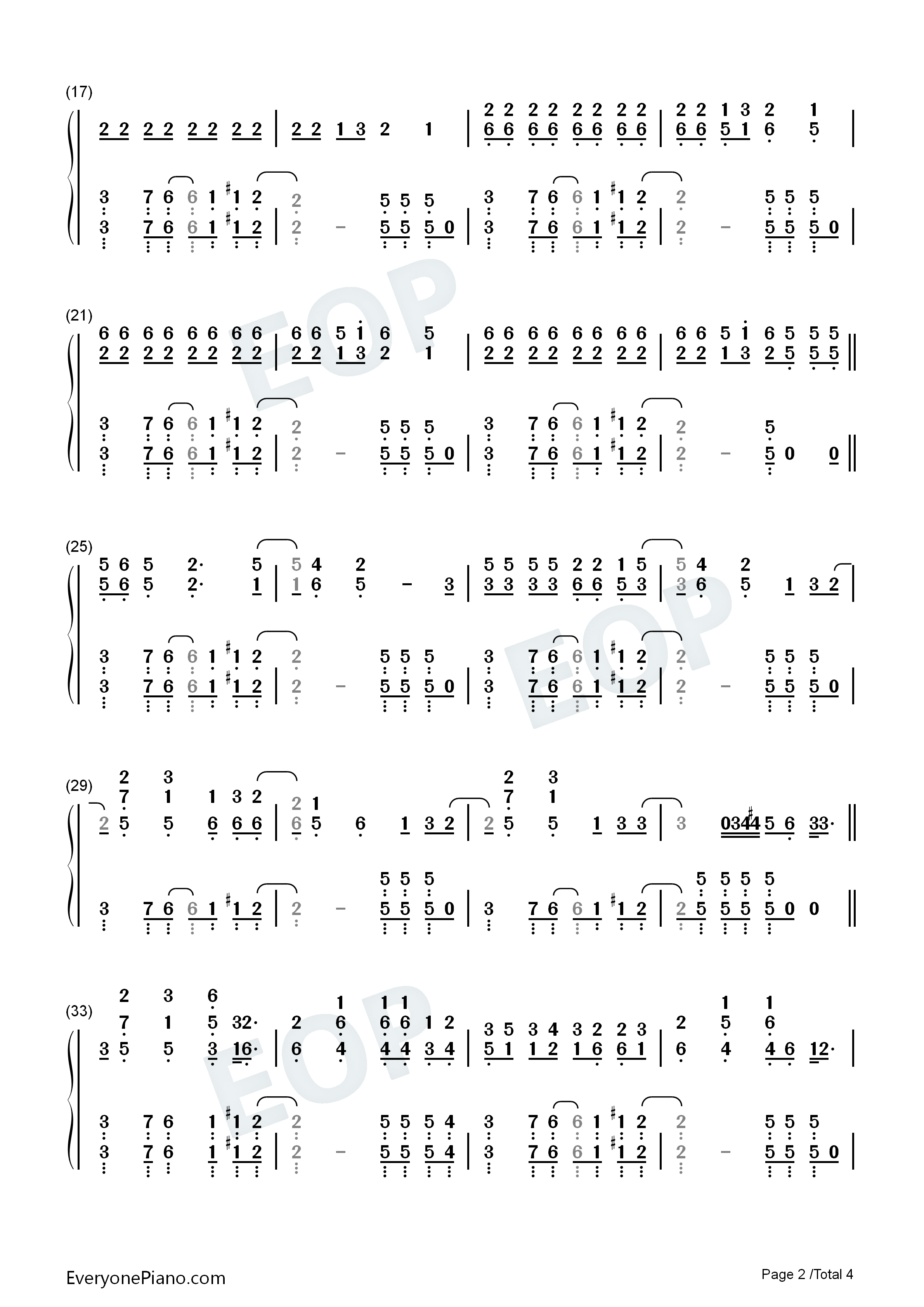 Sunday_Best钢琴简谱_Surfaces演唱