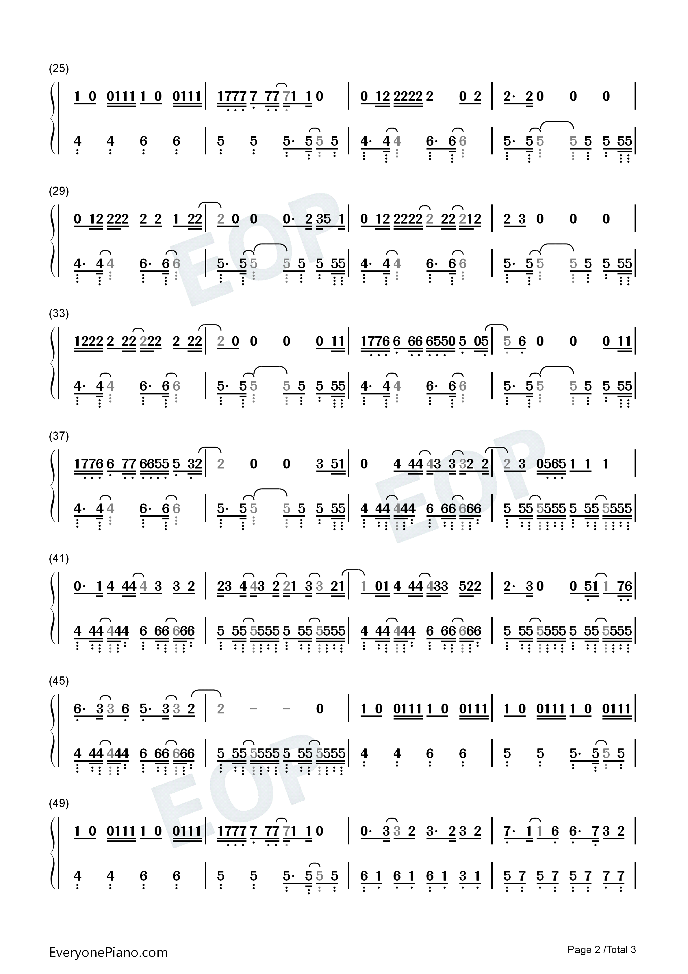 Break_Up_Song钢琴简谱_Little_Mix演唱