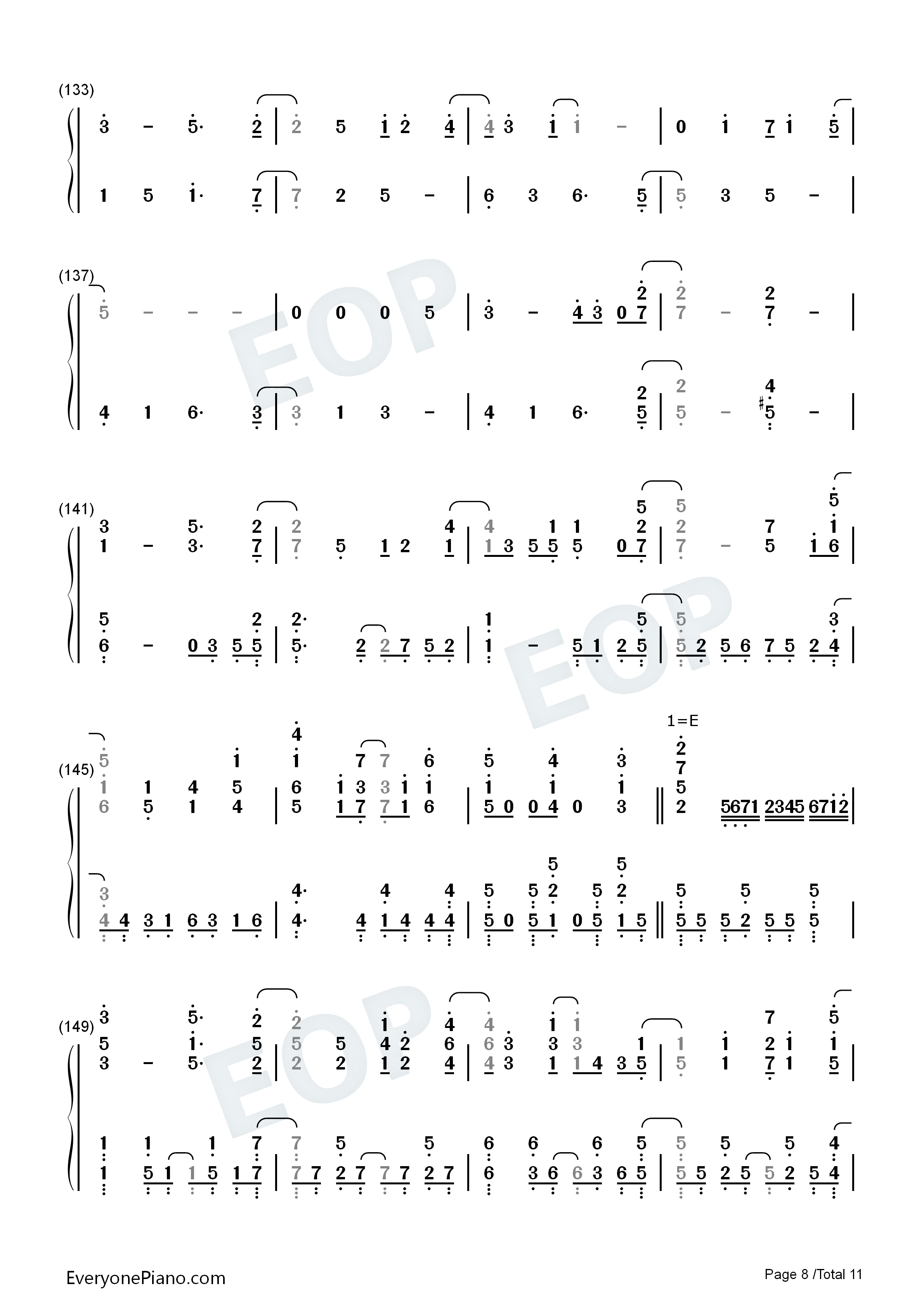 Hero_too钢琴简谱_Chrissy_Costanza演唱