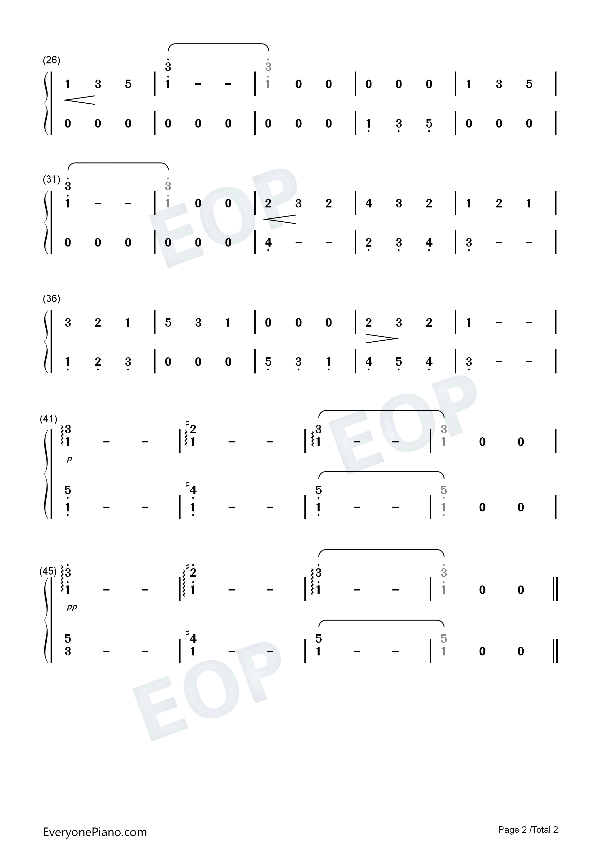仙女的竖琴钢琴简谱_汤普森演唱