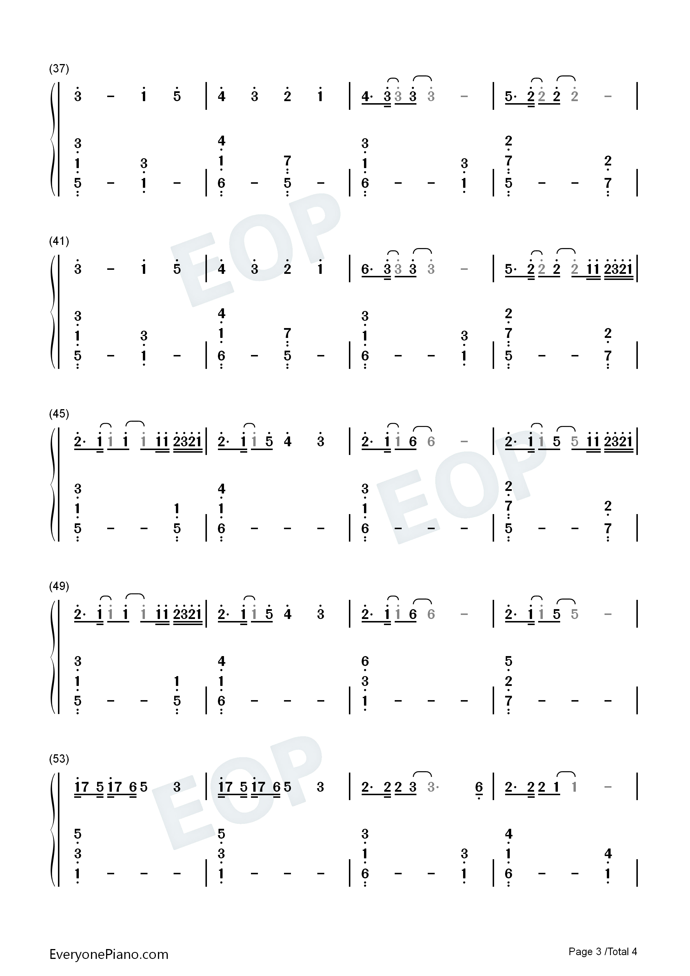 Always_You钢琴简谱_Louis_Tomlinson演唱