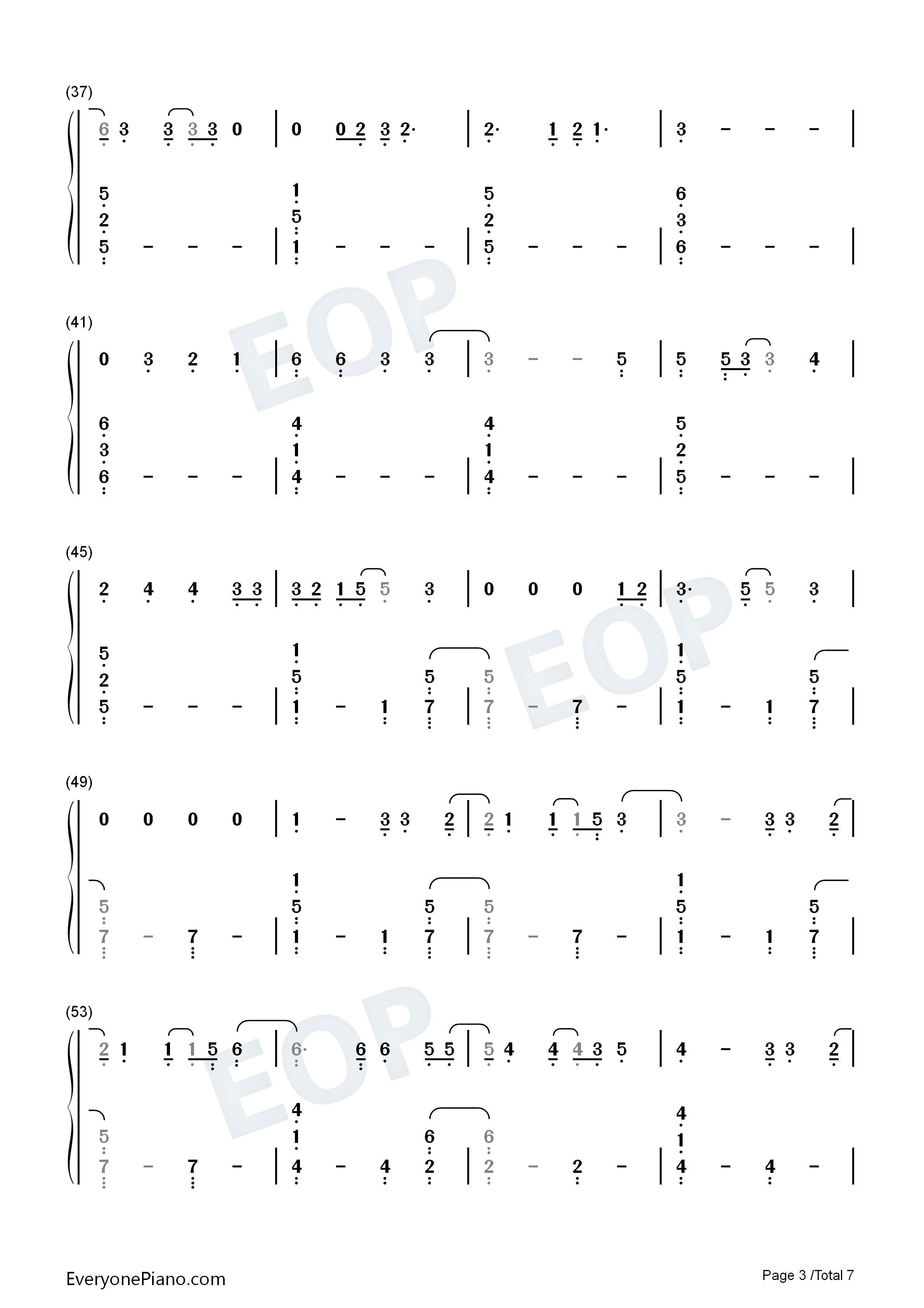 Six_Feet_Apart钢琴简谱_Luke_Combs演唱