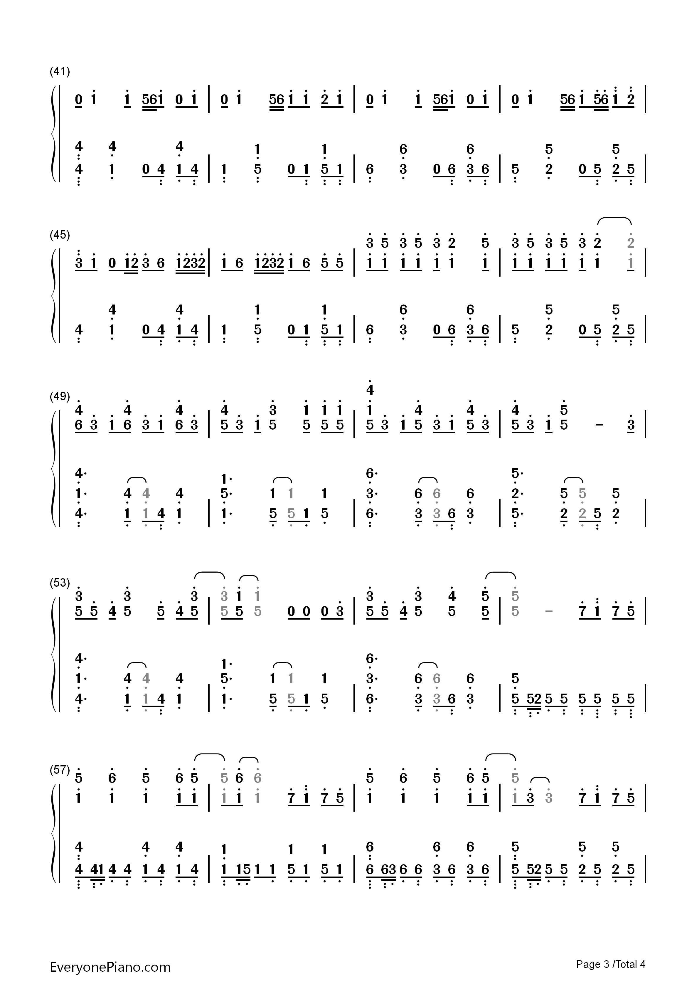 Eight钢琴简谱_IU_Suga演唱