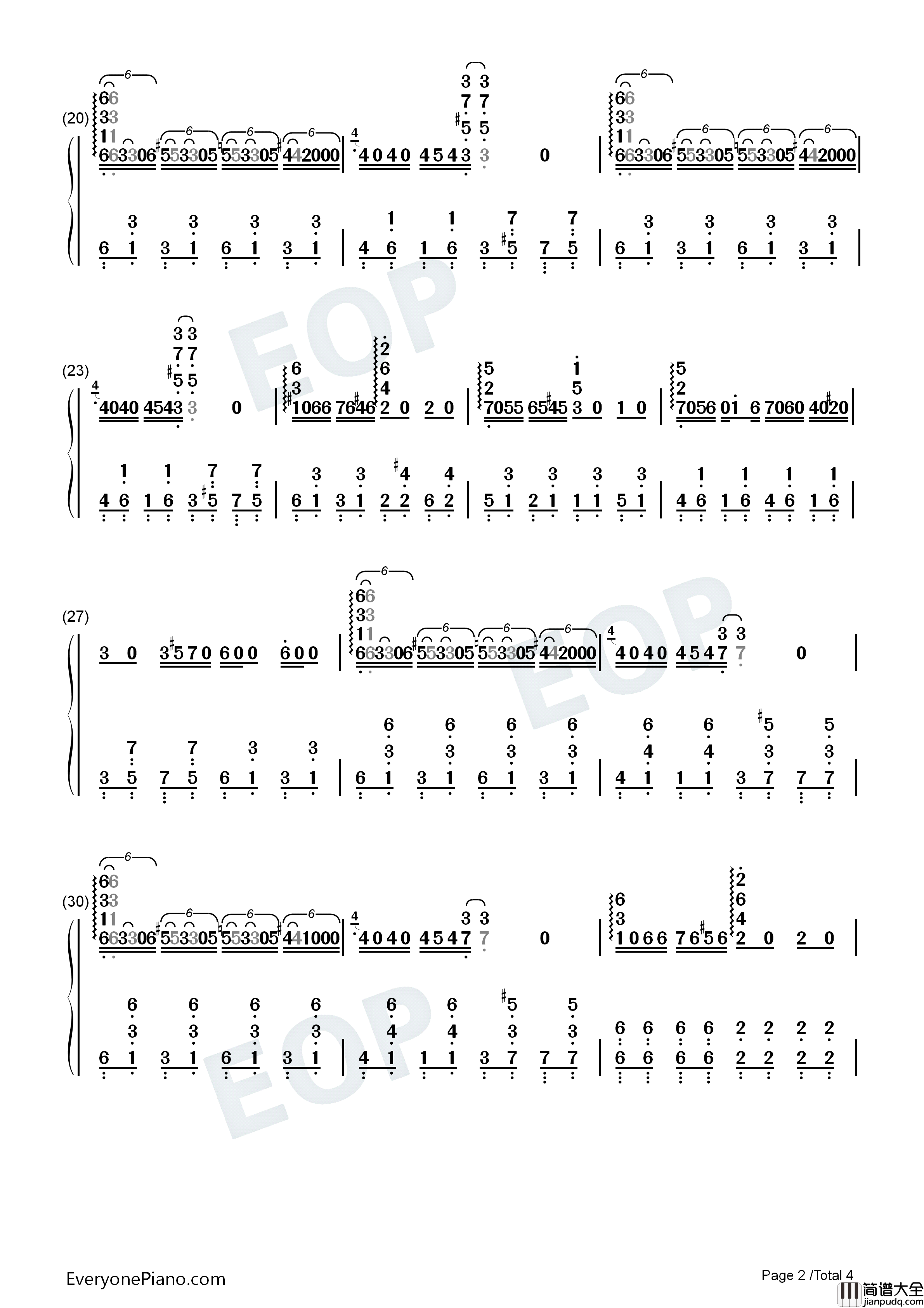 Betty_Boop钢琴简谱_Charlie_Puth演唱