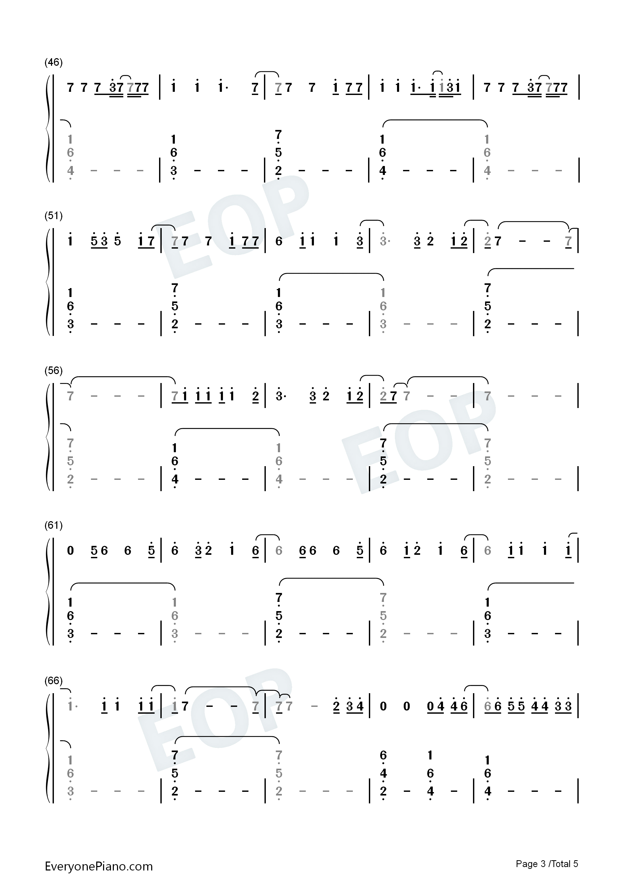 Sine_From_Above钢琴简谱_Lady_Gaga_Elton_John演唱