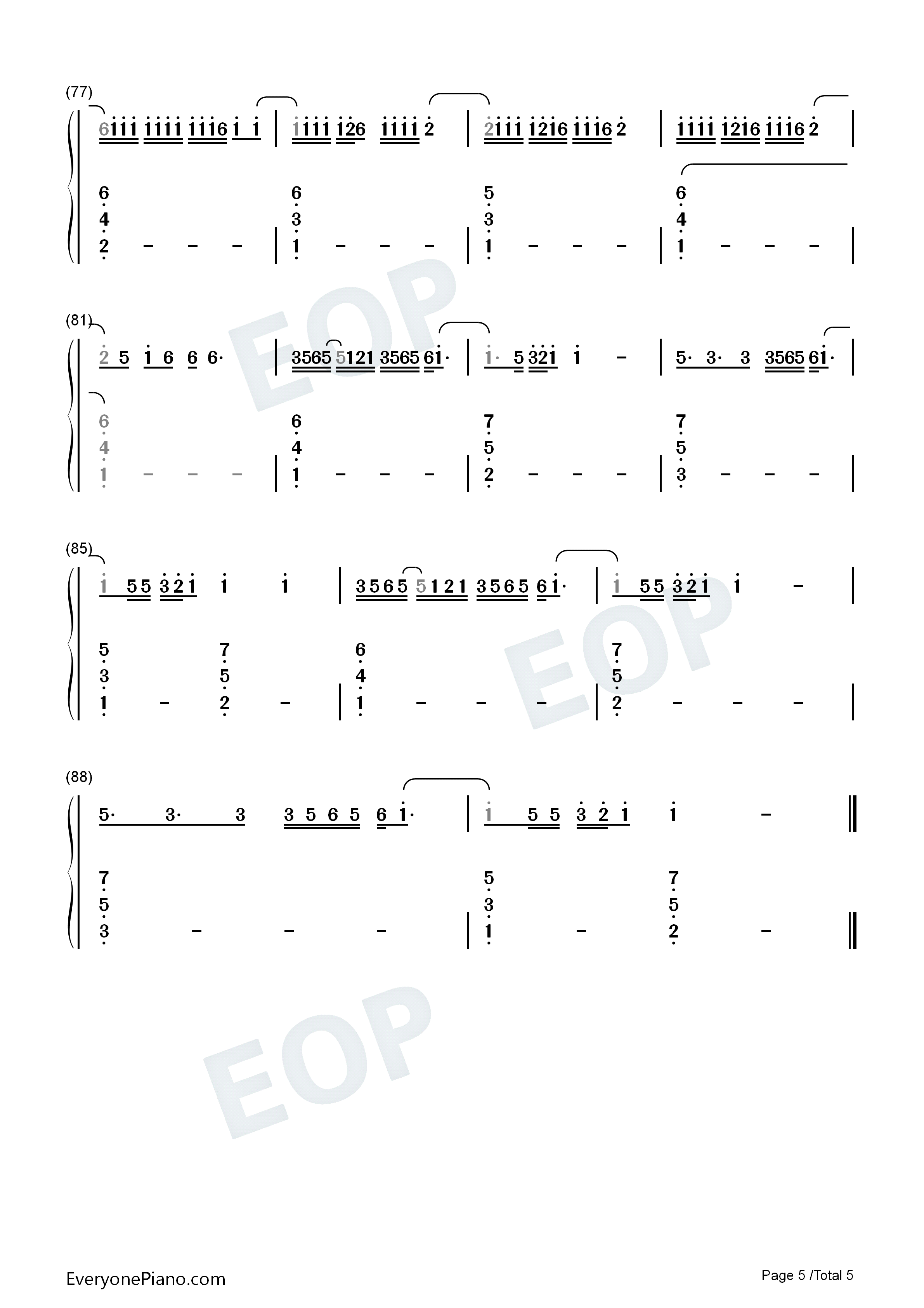 More_and_More钢琴简谱_TWICE演唱