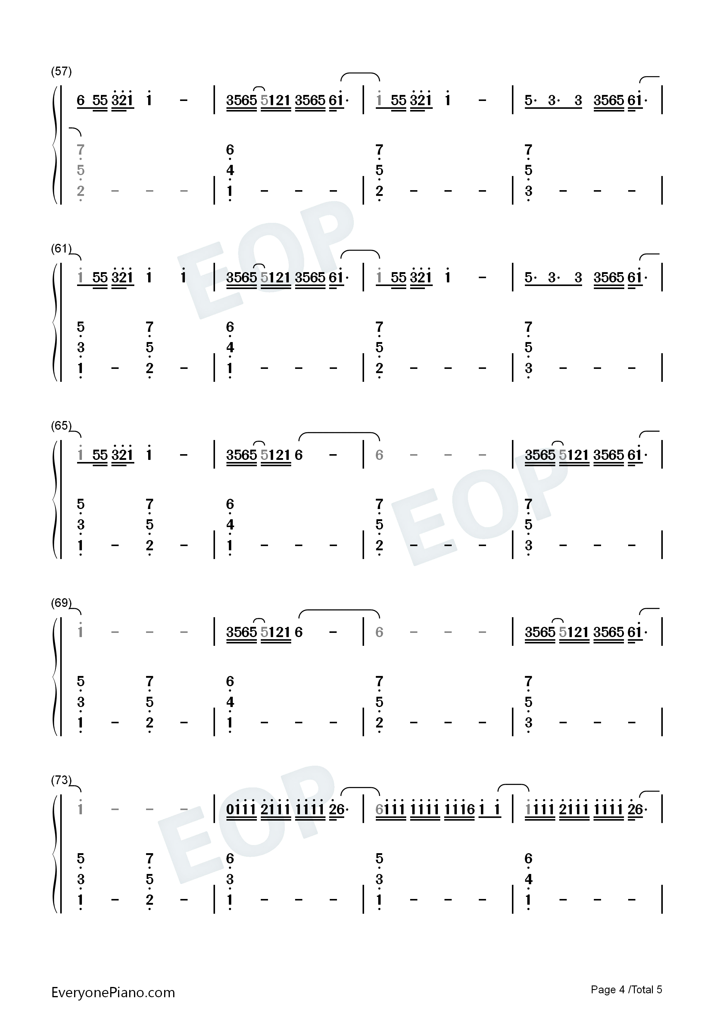 More_and_More钢琴简谱_TWICE演唱