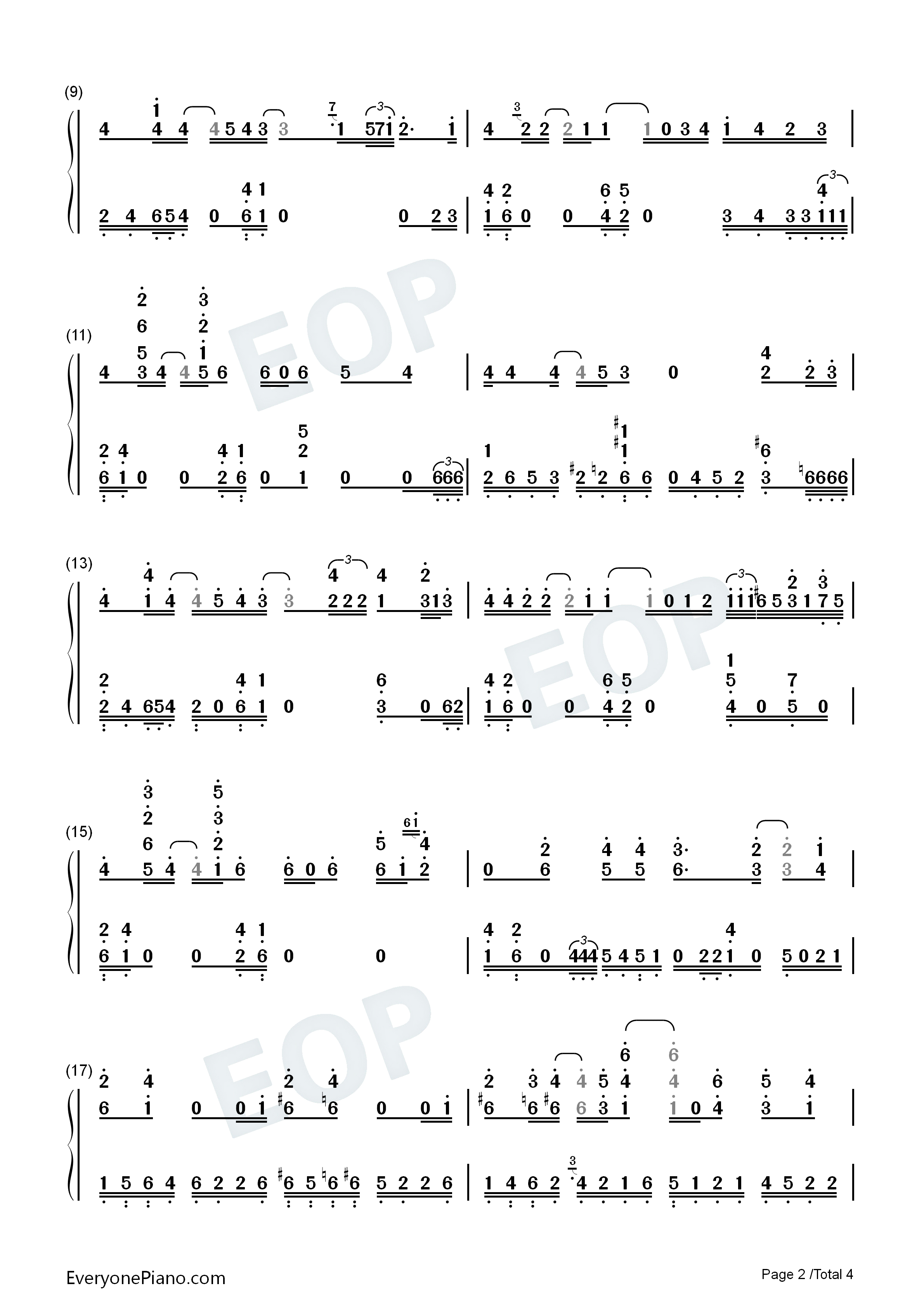 Muse钢琴简谱_高桥李依演唱