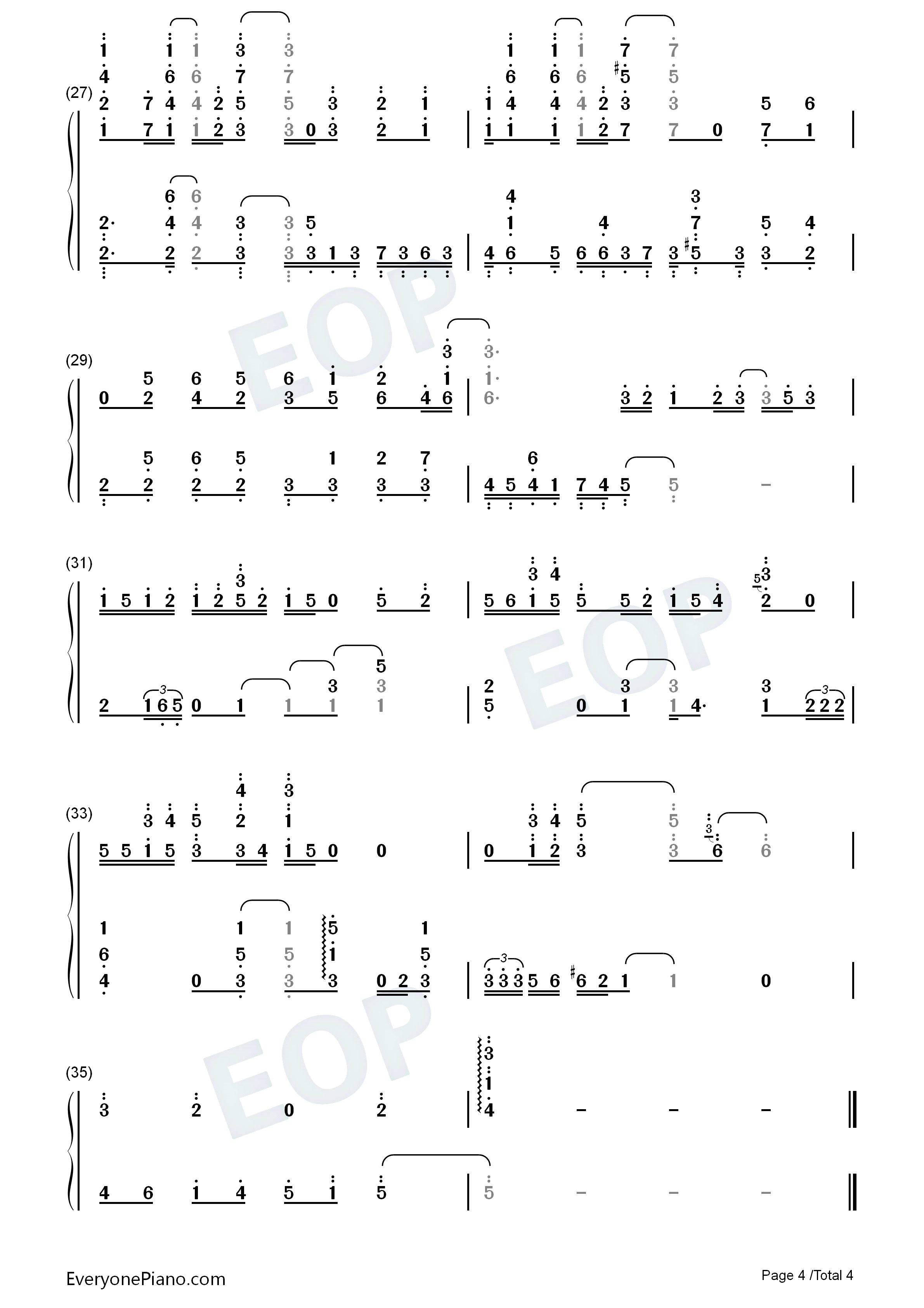 Muse钢琴简谱_高桥李依演唱