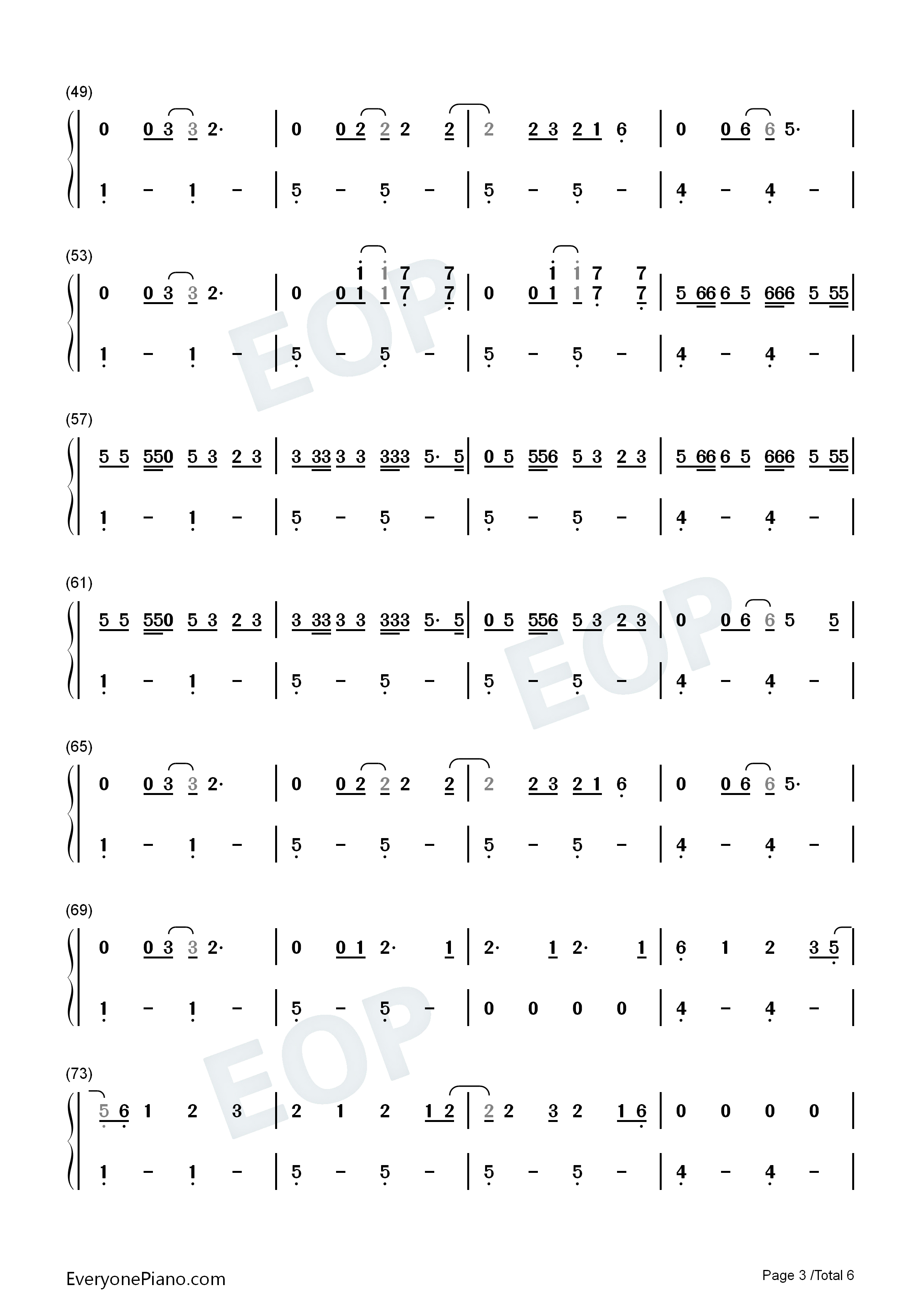 Sunflower_Vol_6钢琴简谱_Harry_Styles演唱